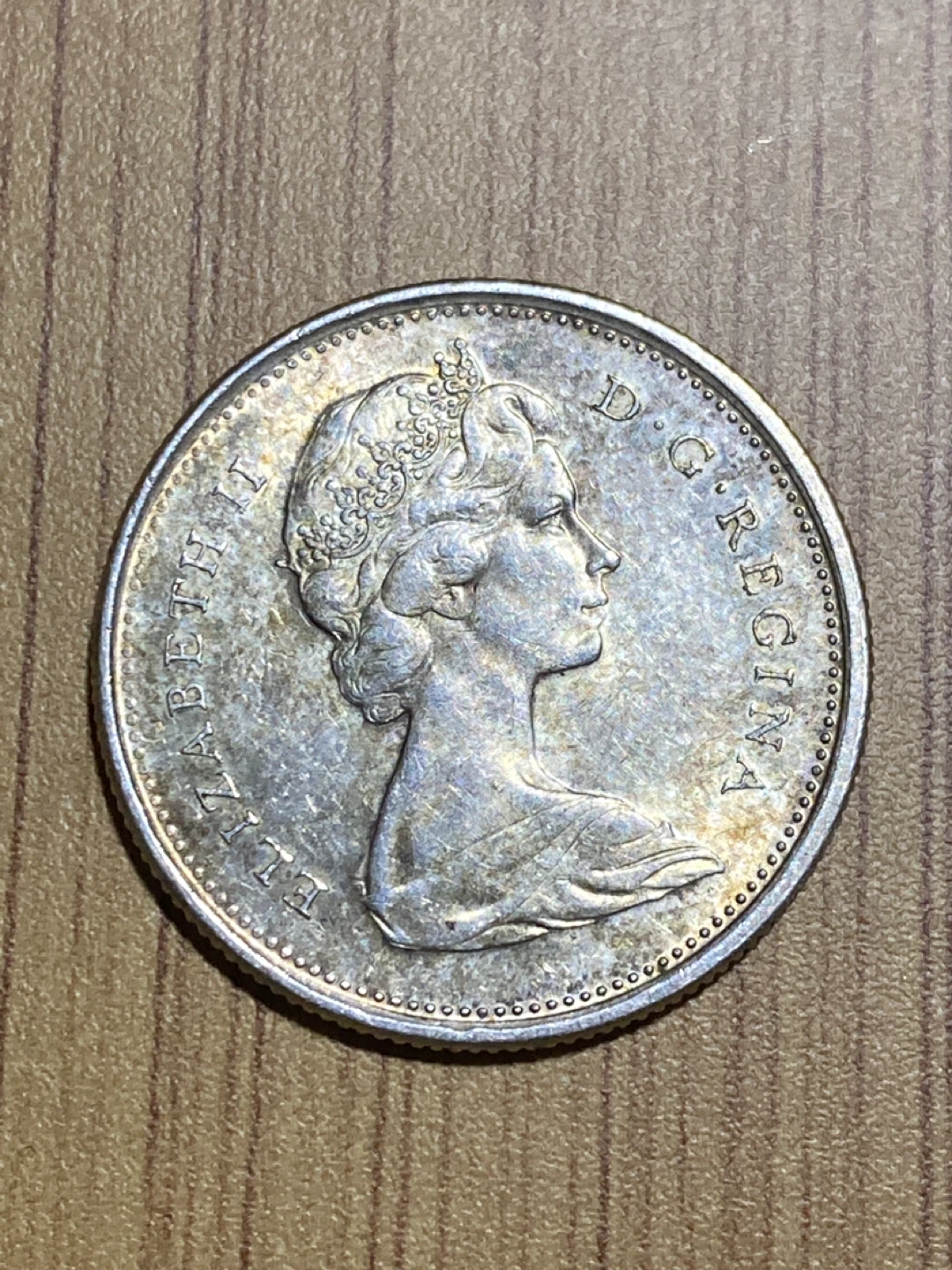 Canadian 25 Cent Coin - 1967 - photo 2