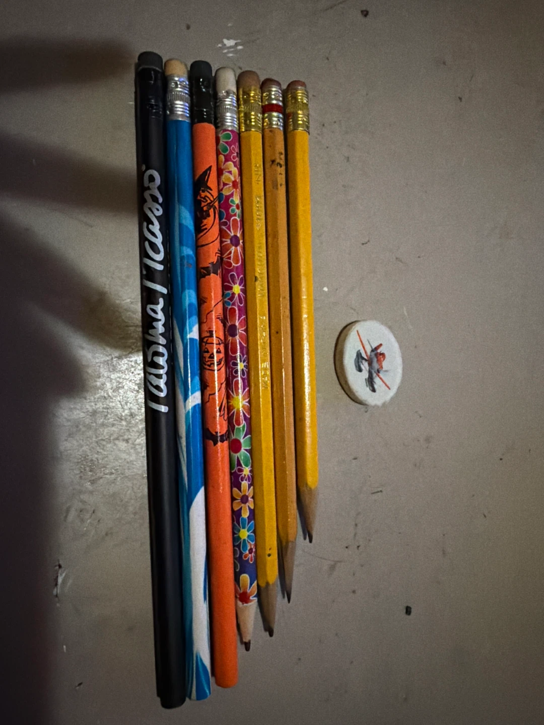 Assorted Pencils and Eraser
