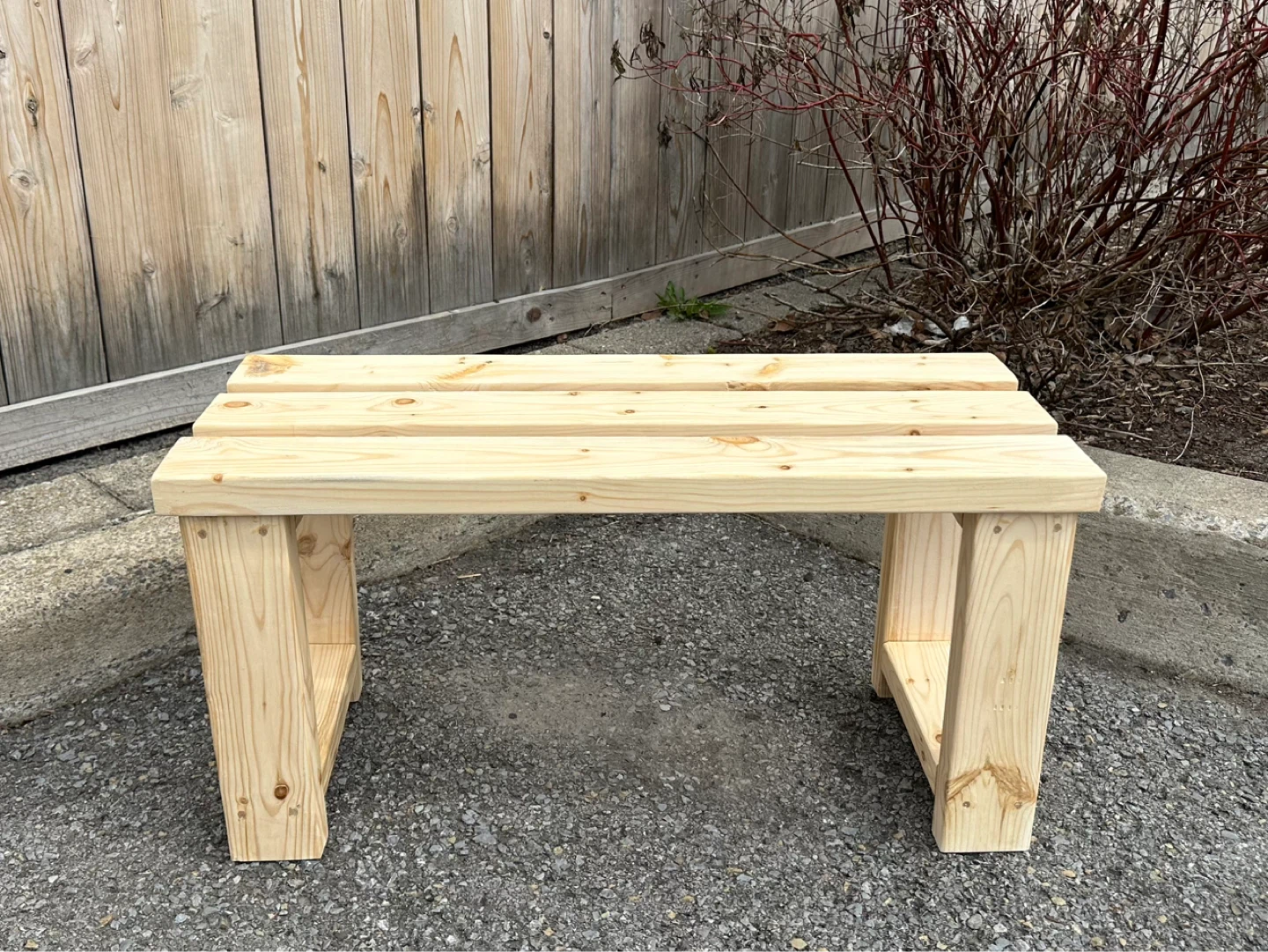 Handmade Entryway Farmhouse Style Bench  (Delivery Available)