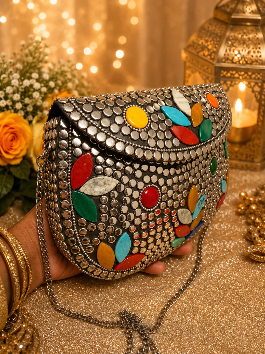 Embellished Clutch Handbag - photo 4