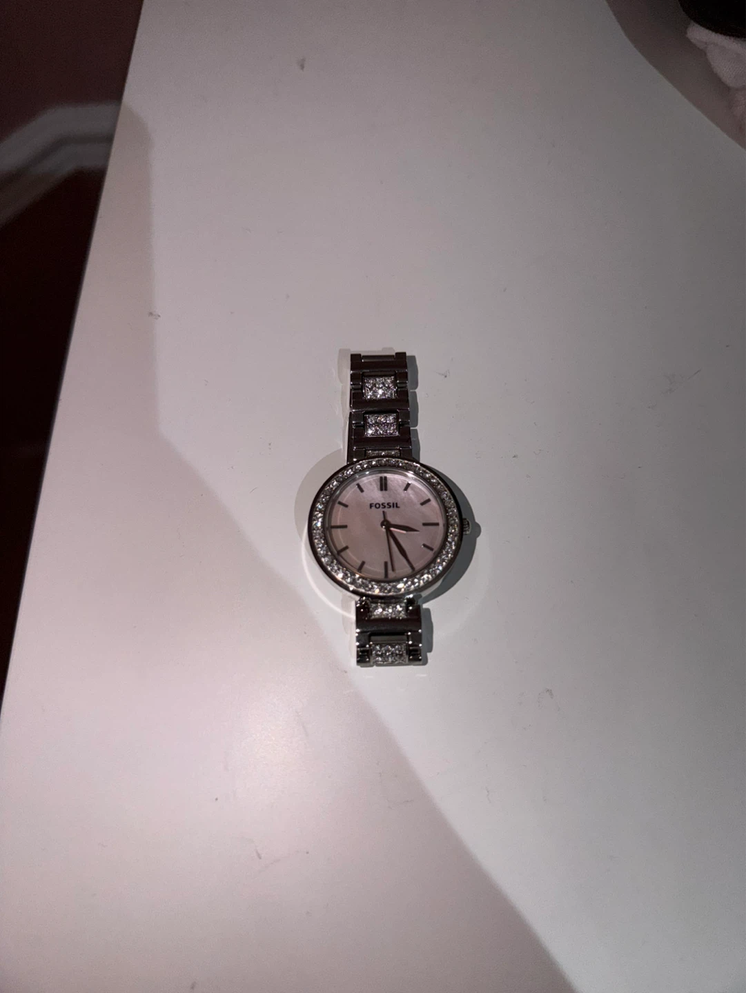 Fossil Women's Watch with Rhinestone Bezel