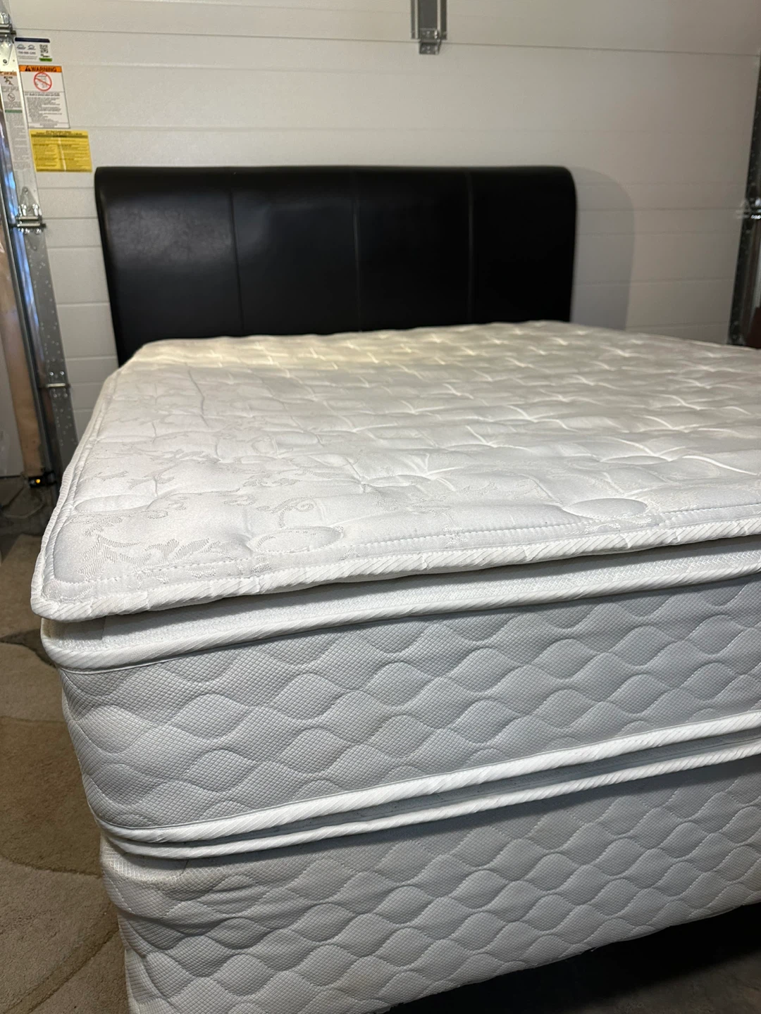 Brown Queen Bed Set – Complete with Mattress - photo 5
