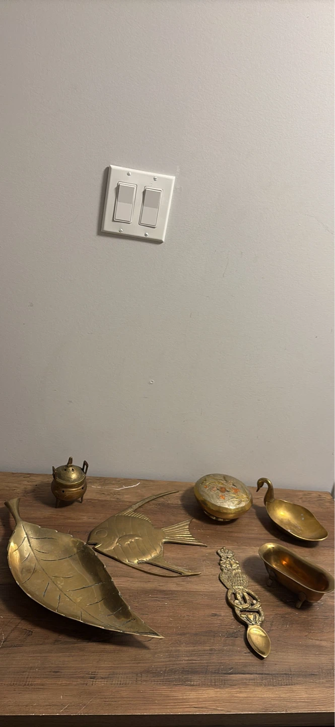 Collection of Brass Animal Figurines - photo 5