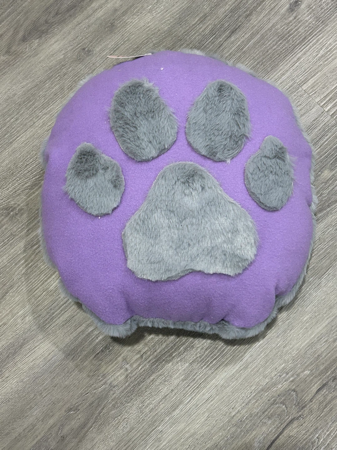 Paw Print Plush Cushion Pillow - photo 2