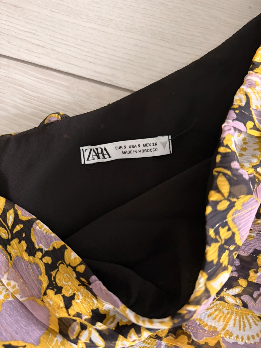 ZARA One-Shoulder Floral Dress - photo 3