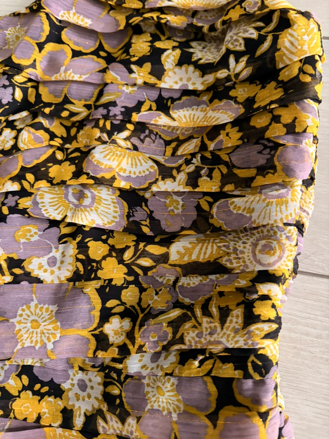 ZARA One-Shoulder Floral Dress - photo 2