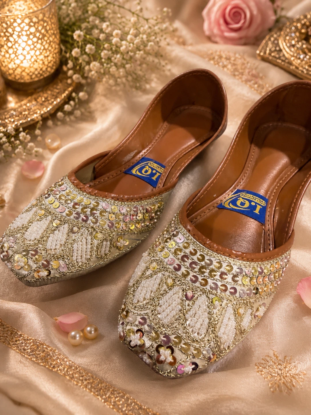 Embellished Flat Shoes Size 7