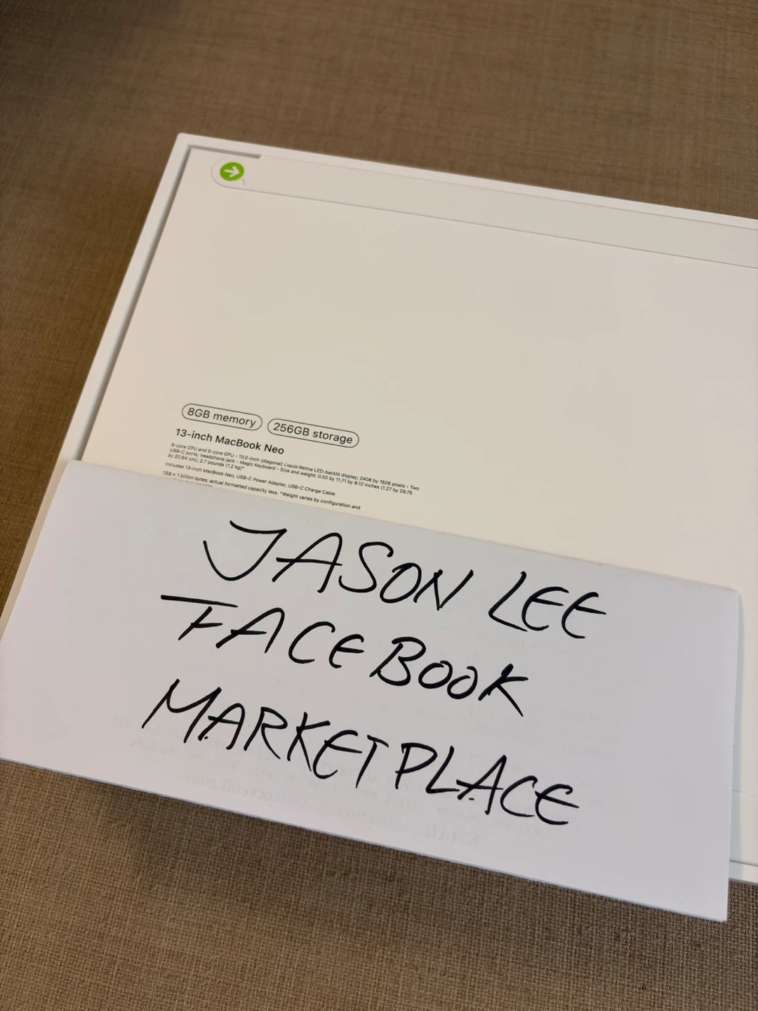 Apple MacBook Neo Laptop- Citrus Colour - 256GB - photo 3
