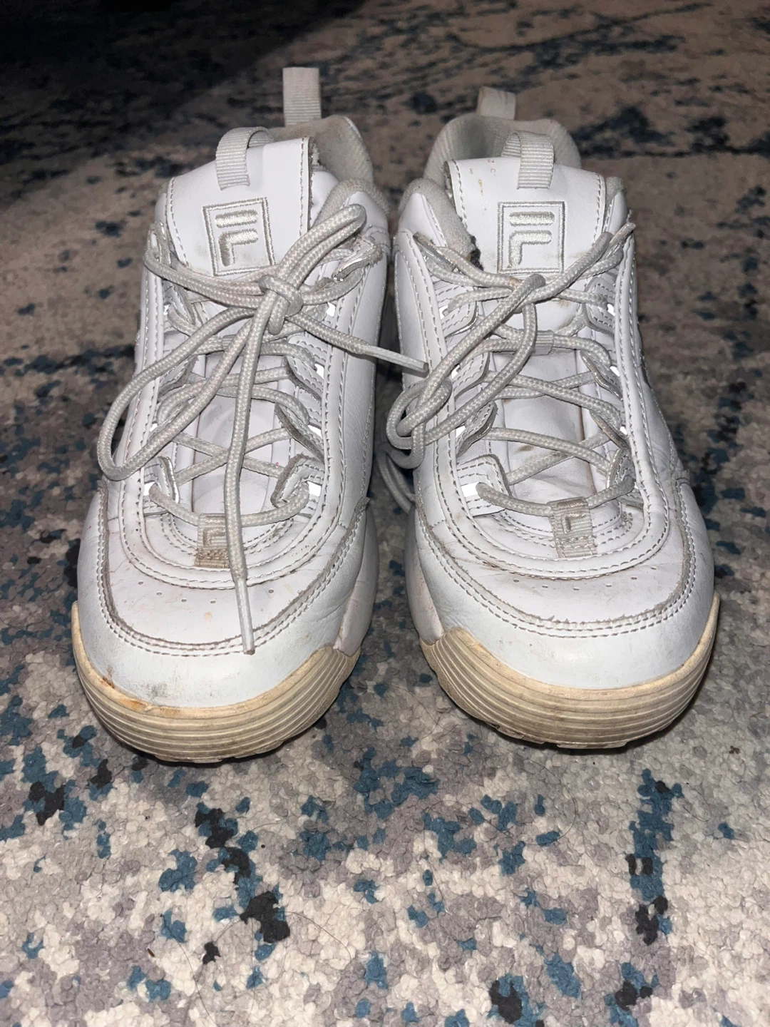 FILA Women's Disruptor II Floral Sneakers White US 8 - photo 2