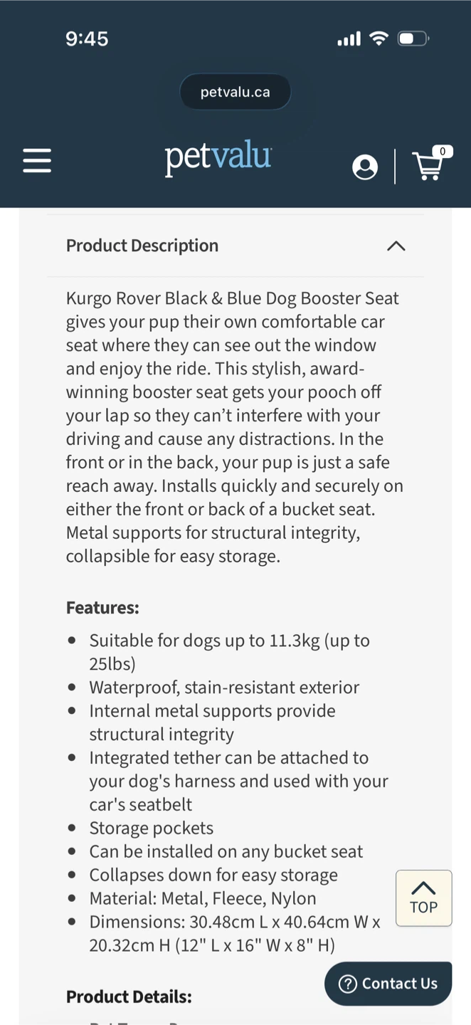 LIKE NEW Kurgo Dog Booster Car Seat - photo 5