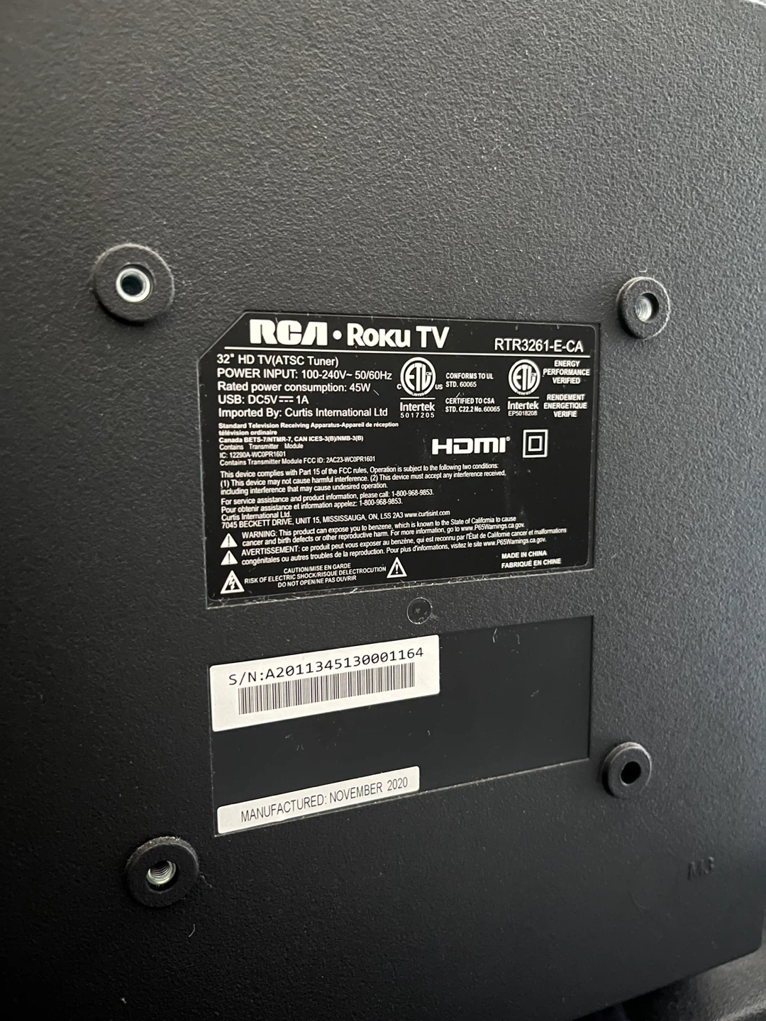 RCA Roku TV 32" HD - photo 2