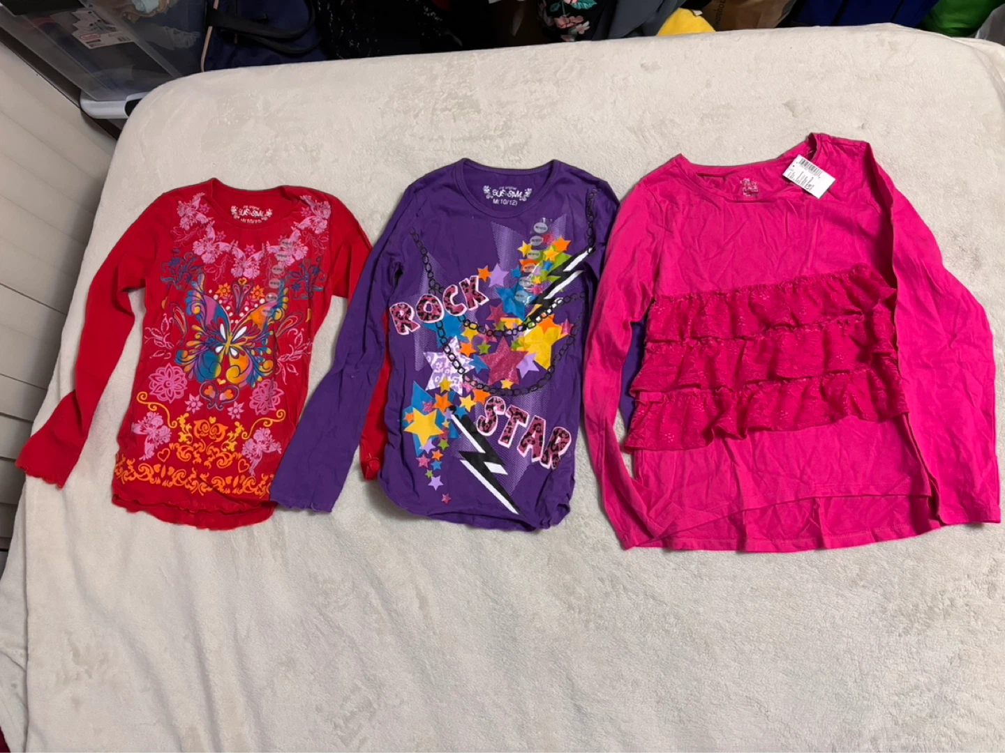 Girls 10/12 Long Sleeve Shirt Set