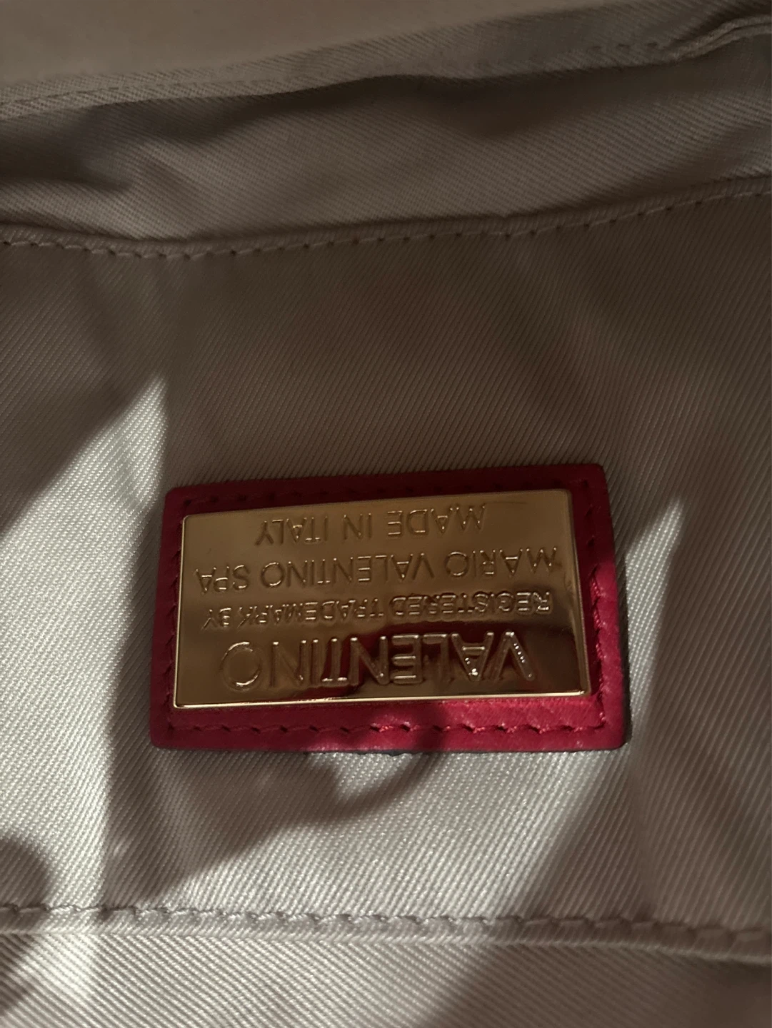 Valentino Red Leather Chain Shoulder Bag - photo 4