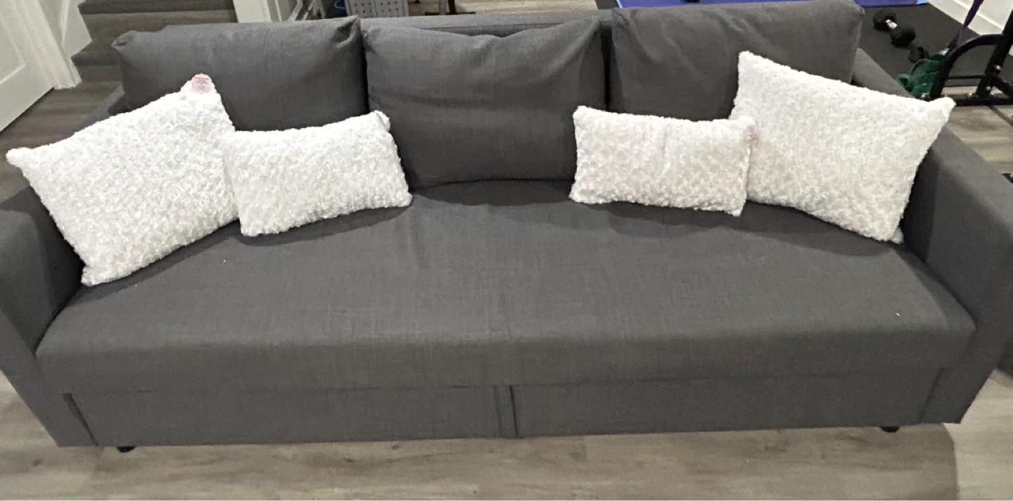 Set of 4 White Textured Throw Pillows - photo 2