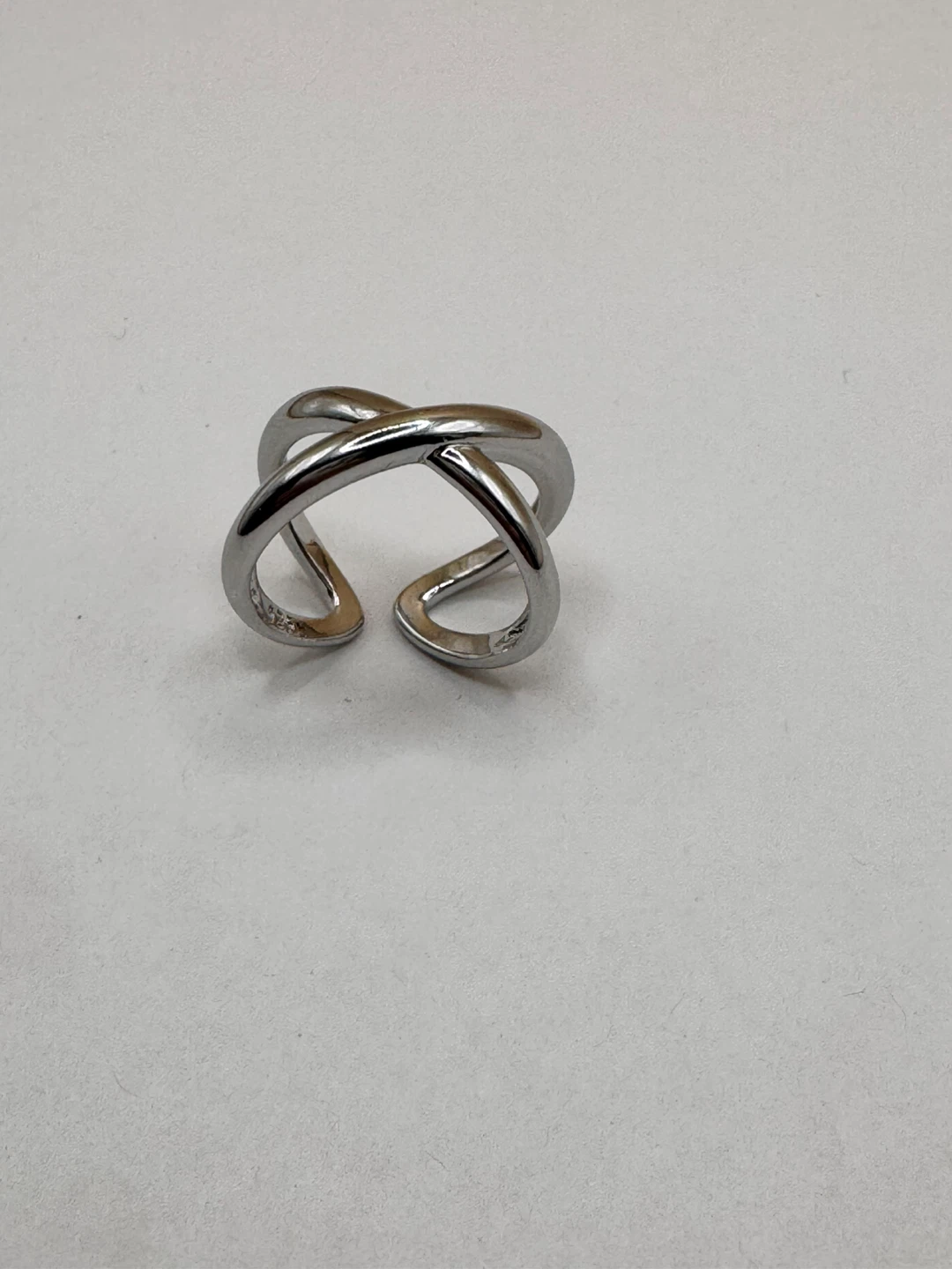 Silver 925 Interlocking Ring