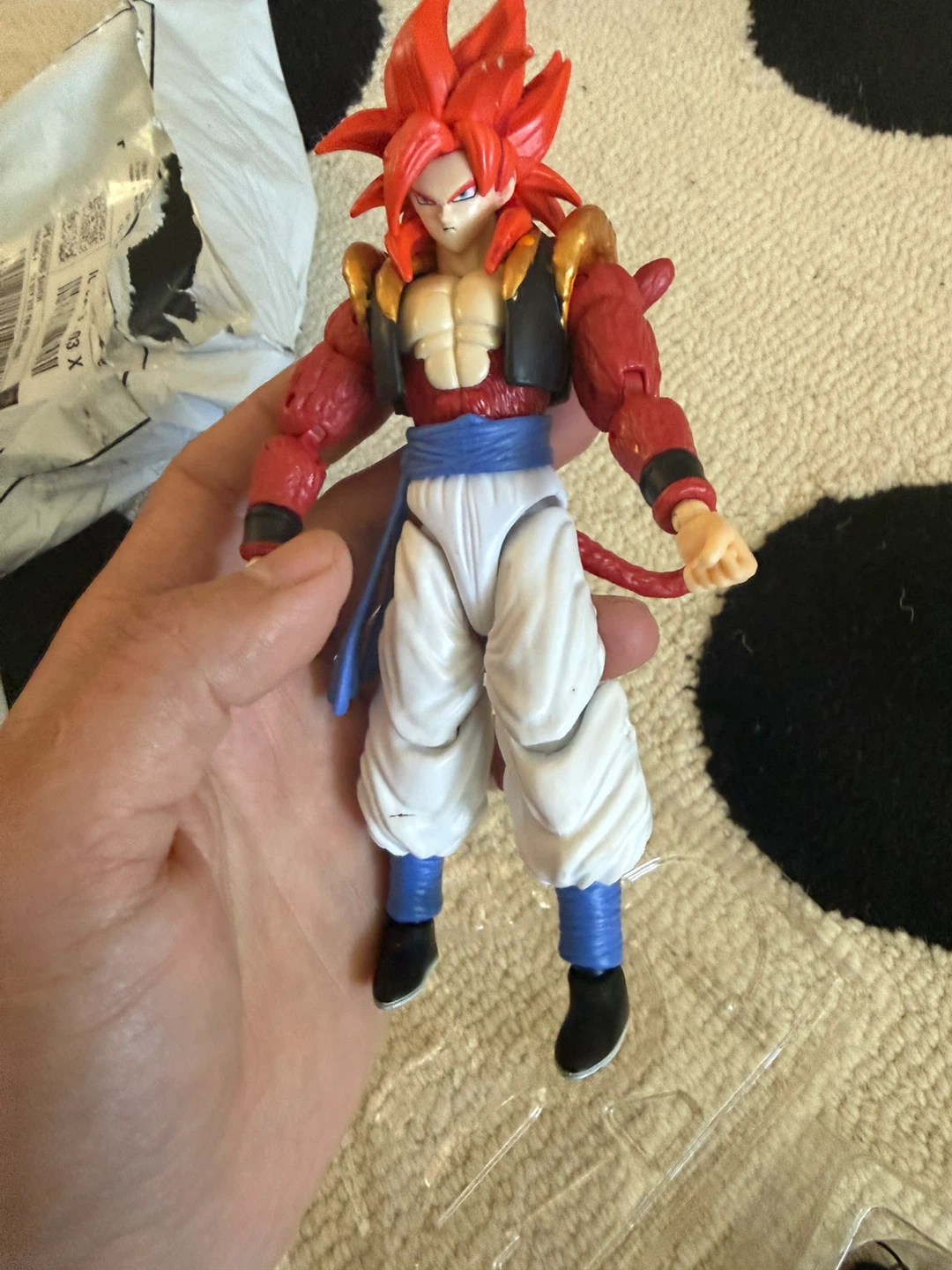 Dragon Ball Z Super Saiyan 4 Gogeta Action Figure