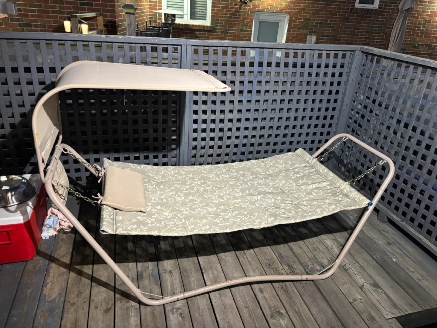 St. Catherine Padded Canopy Hammock – Like New - photo 4