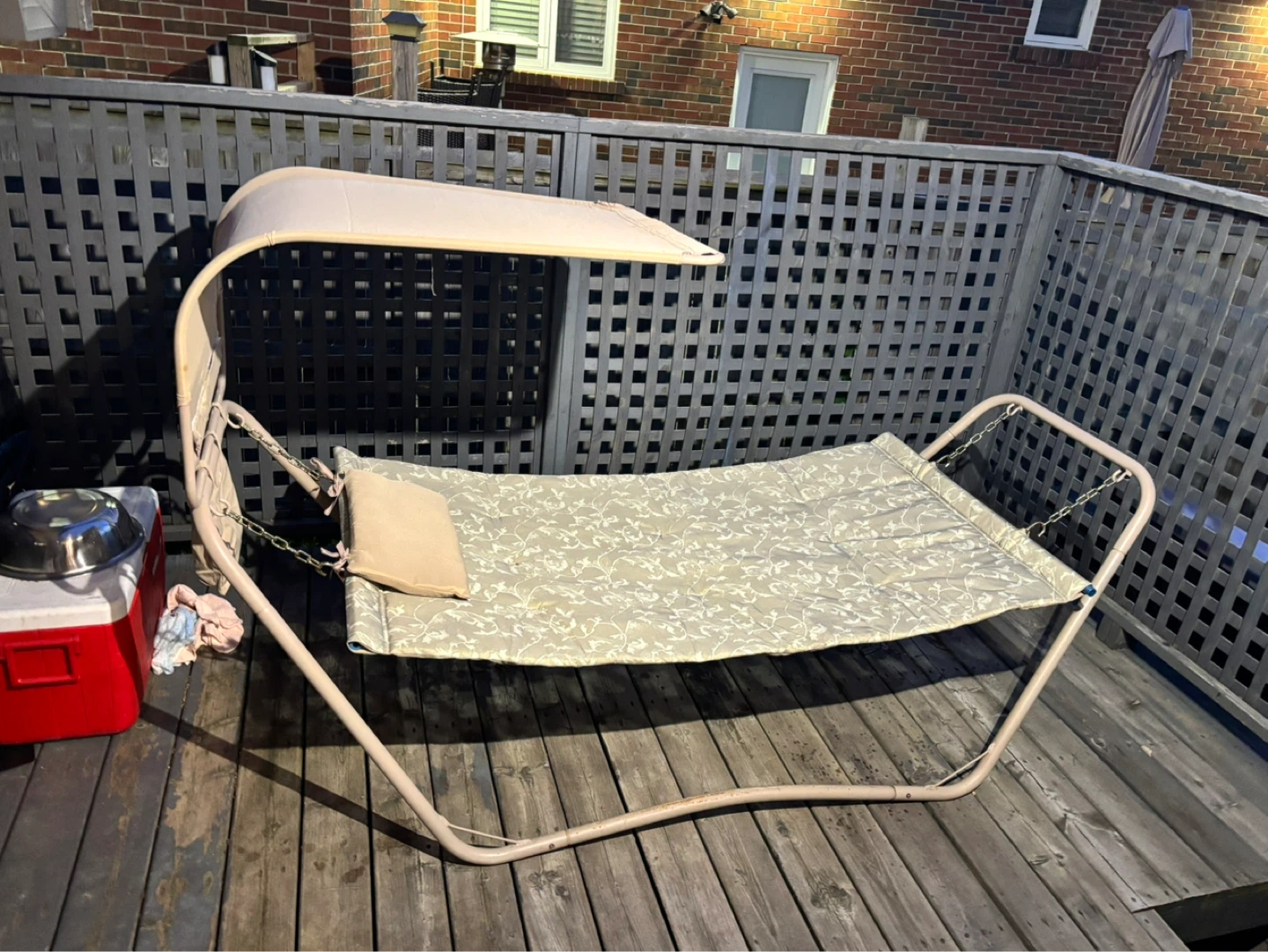 St. Catherine Padded Canopy Hammock – Like New