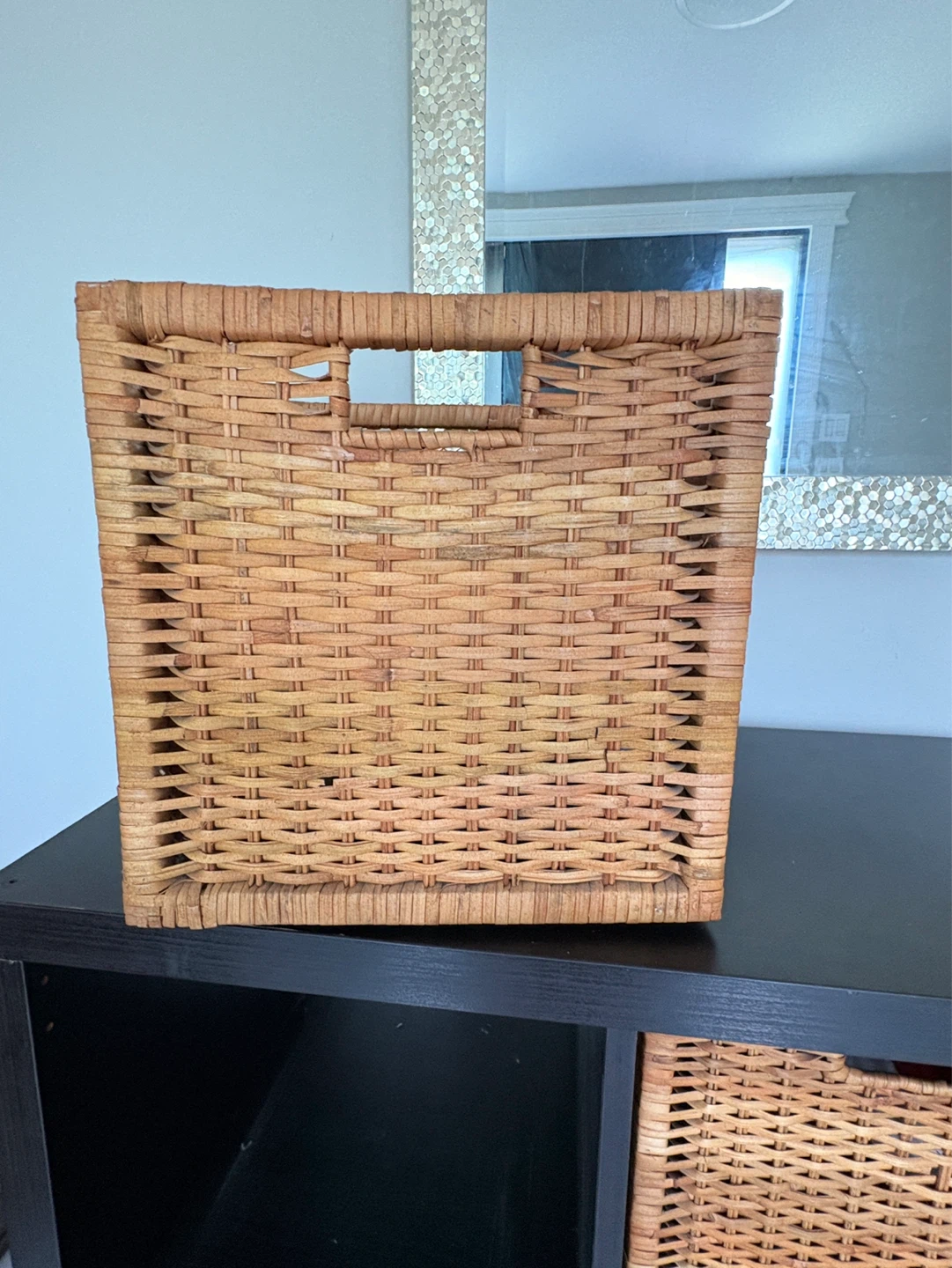 Storage Cabinet / Chest Drawers with 4 Wicker Baskets - photo 4