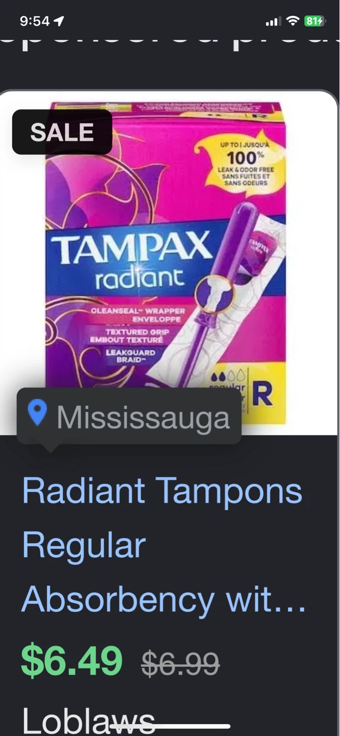 Tampax Pearl Regular Absorbency Tampons (2 boxes) - photo 2