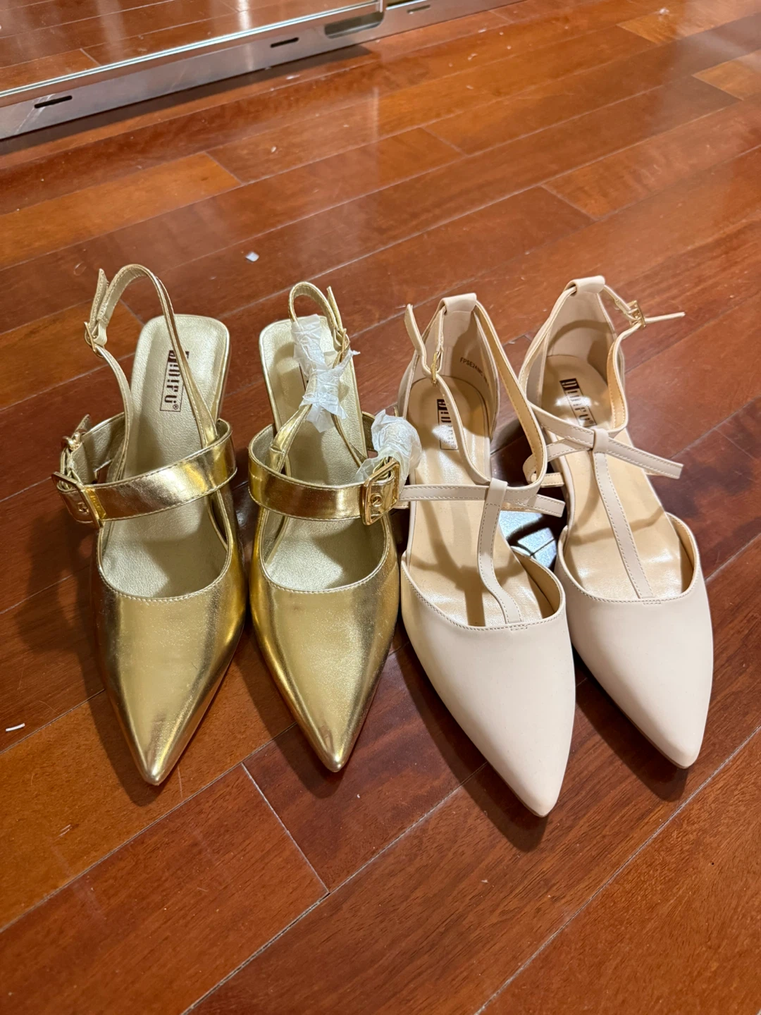 Didiou Women's Tan Ballet Flats Size 8