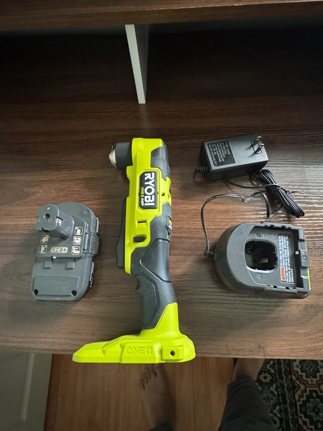 Ryobi ONE+ HP Brushless Right Angle Drill Kit