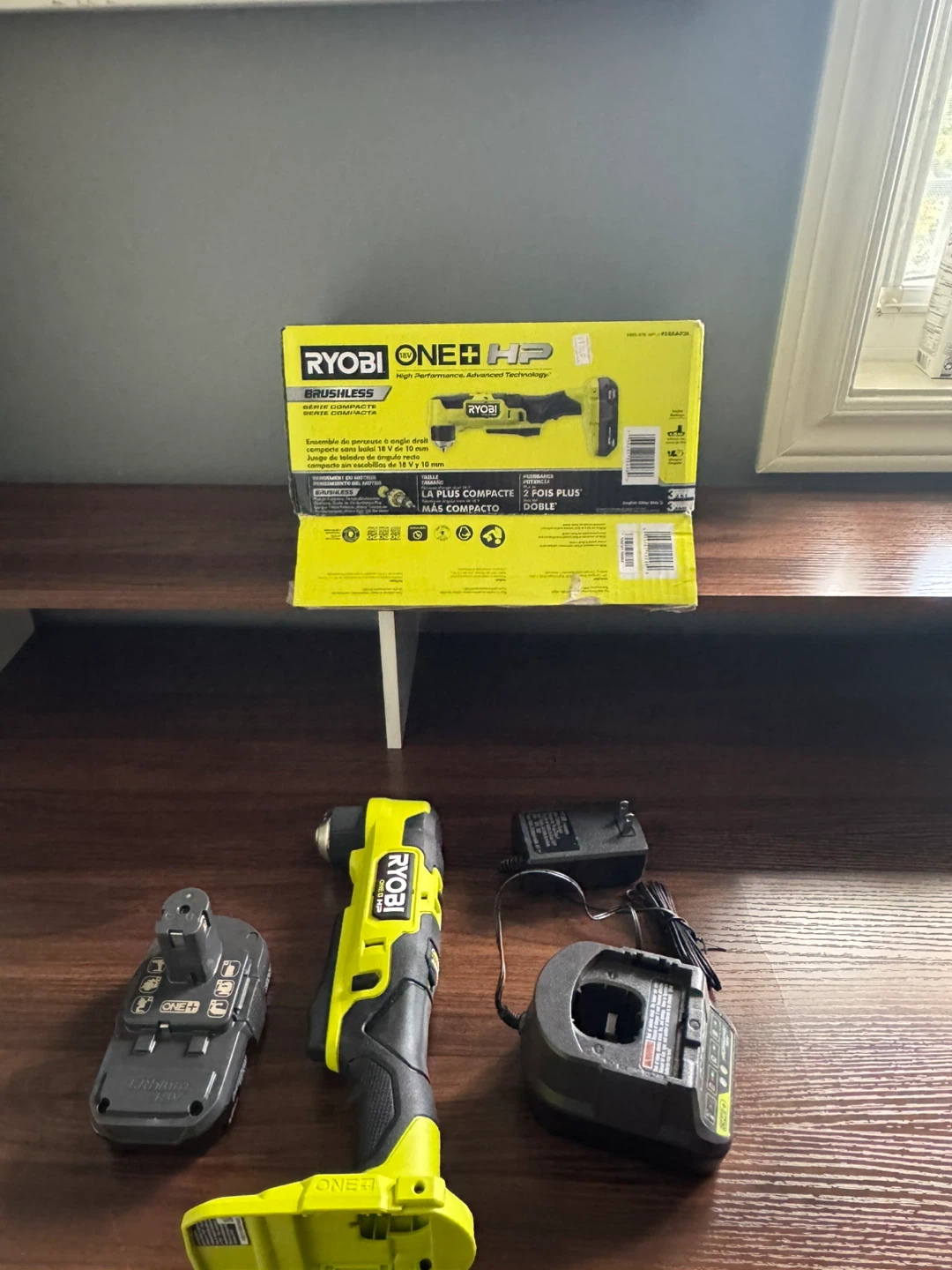 Ryobi ONE+ HP Brushless Right Angle Drill Kit - photo 2