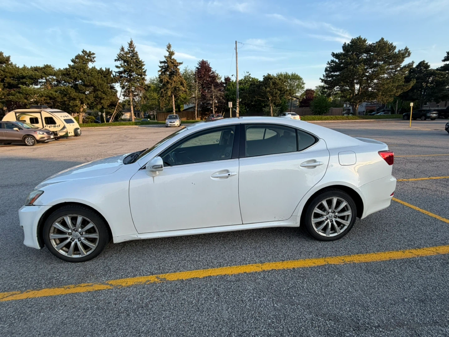 White Lexus IS 250 AWD Sedan - photo 4