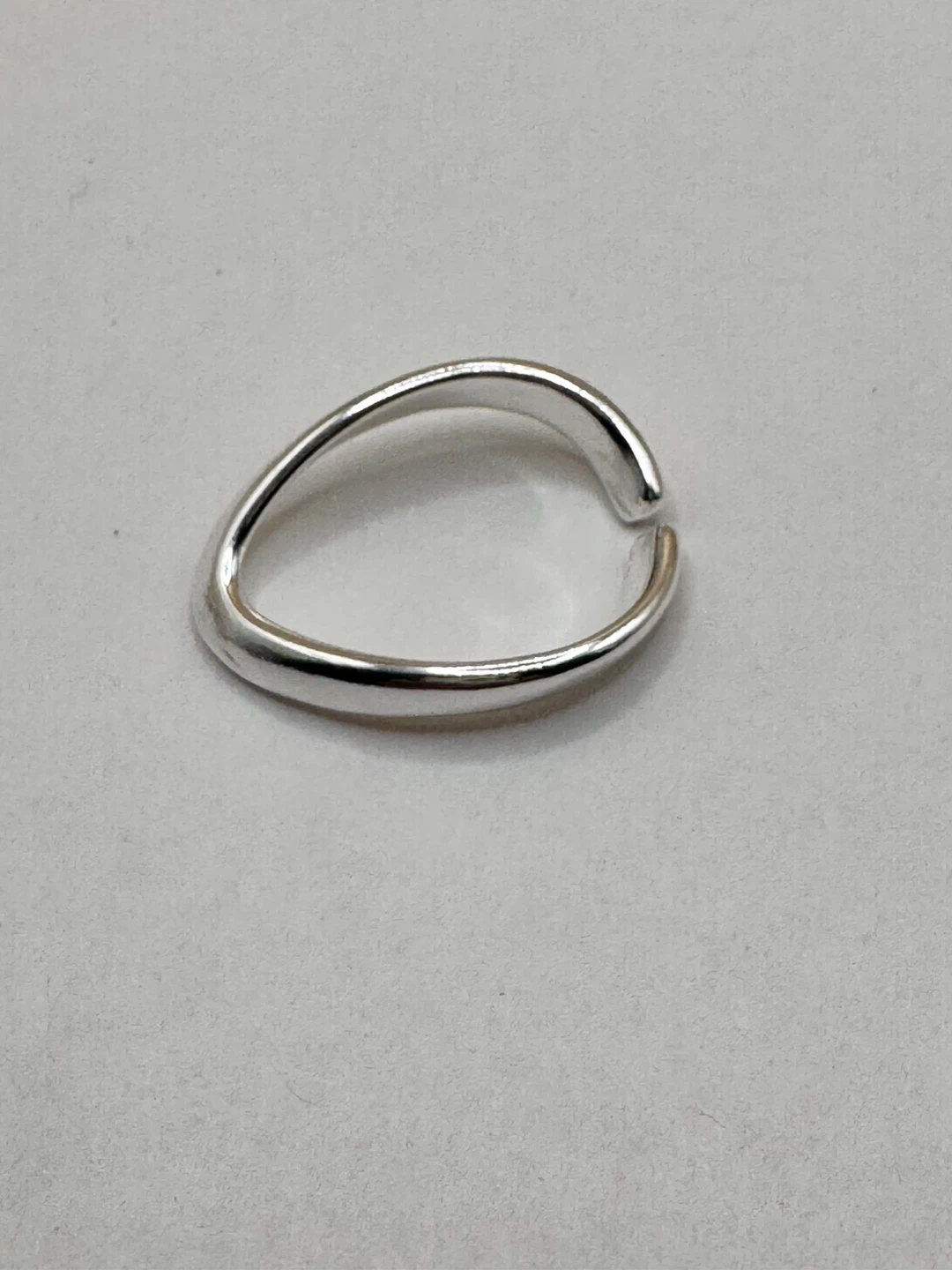 Sterling Silver 925 Wave Ring - photo 3