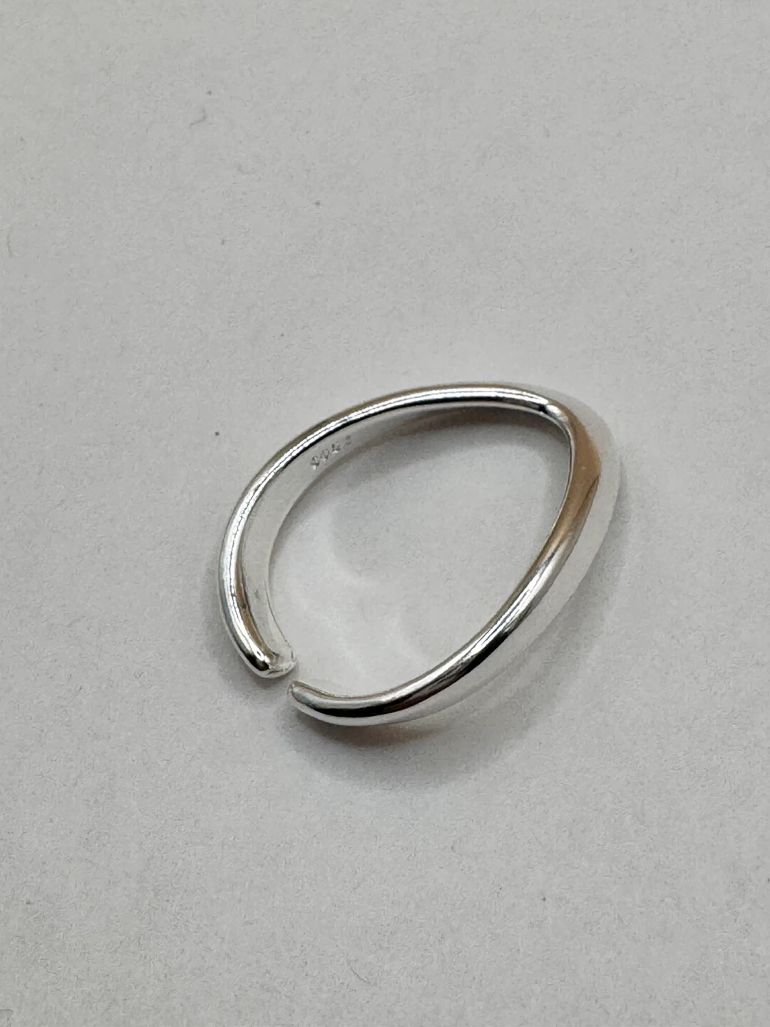 Sterling Silver 925 Wave Ring - photo 2