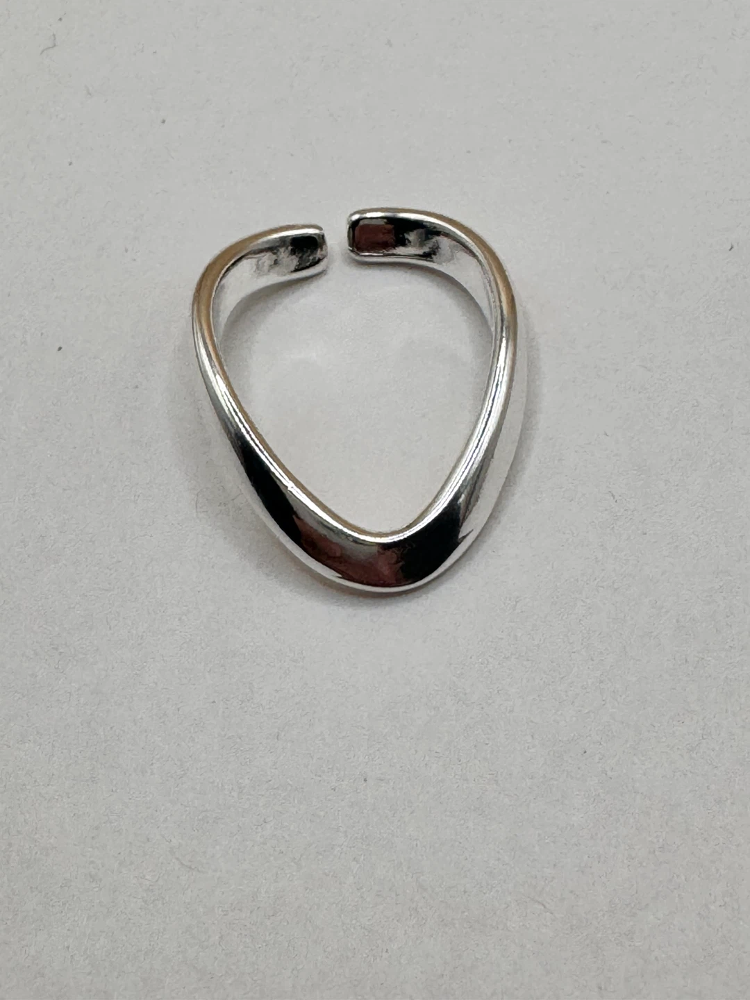 Sterling Silver 925 Wave Ring - photo 4