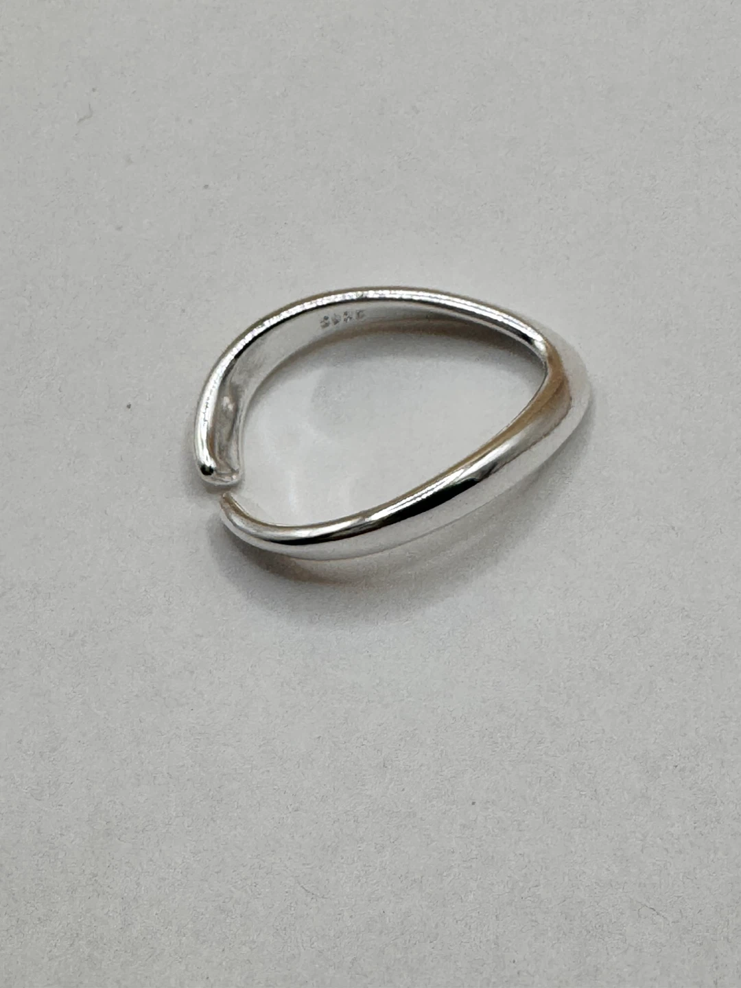 Sterling Silver 925 Wave Ring - photo 5
