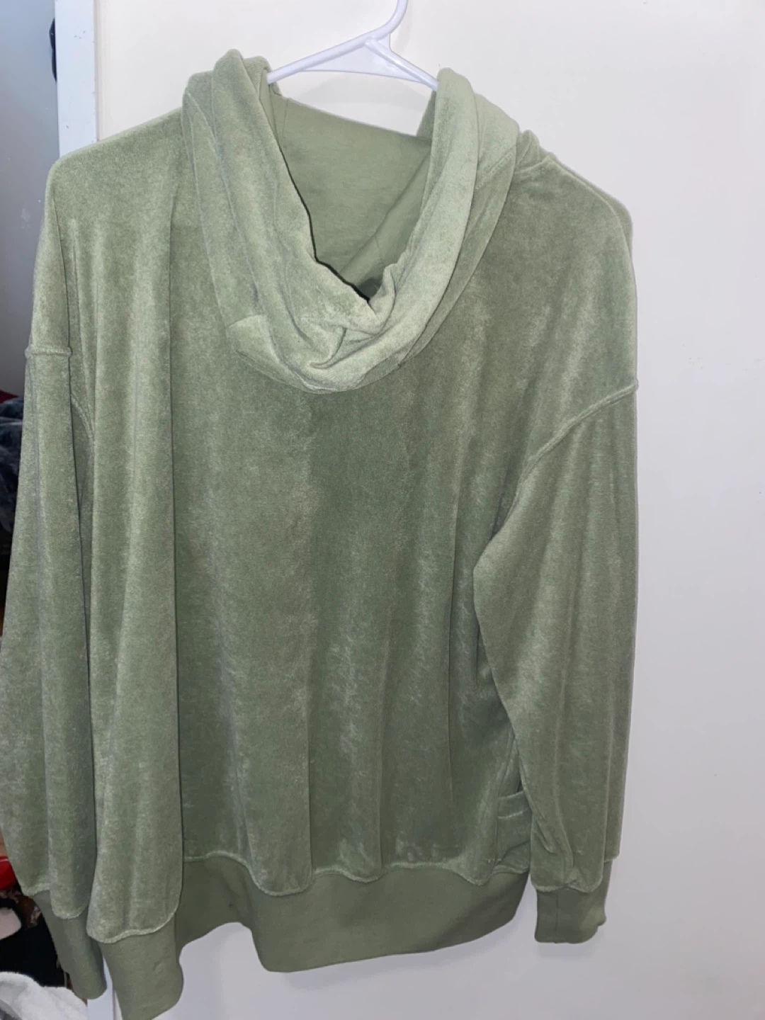 Nike Velour Hoodie Green Size S - photo 2