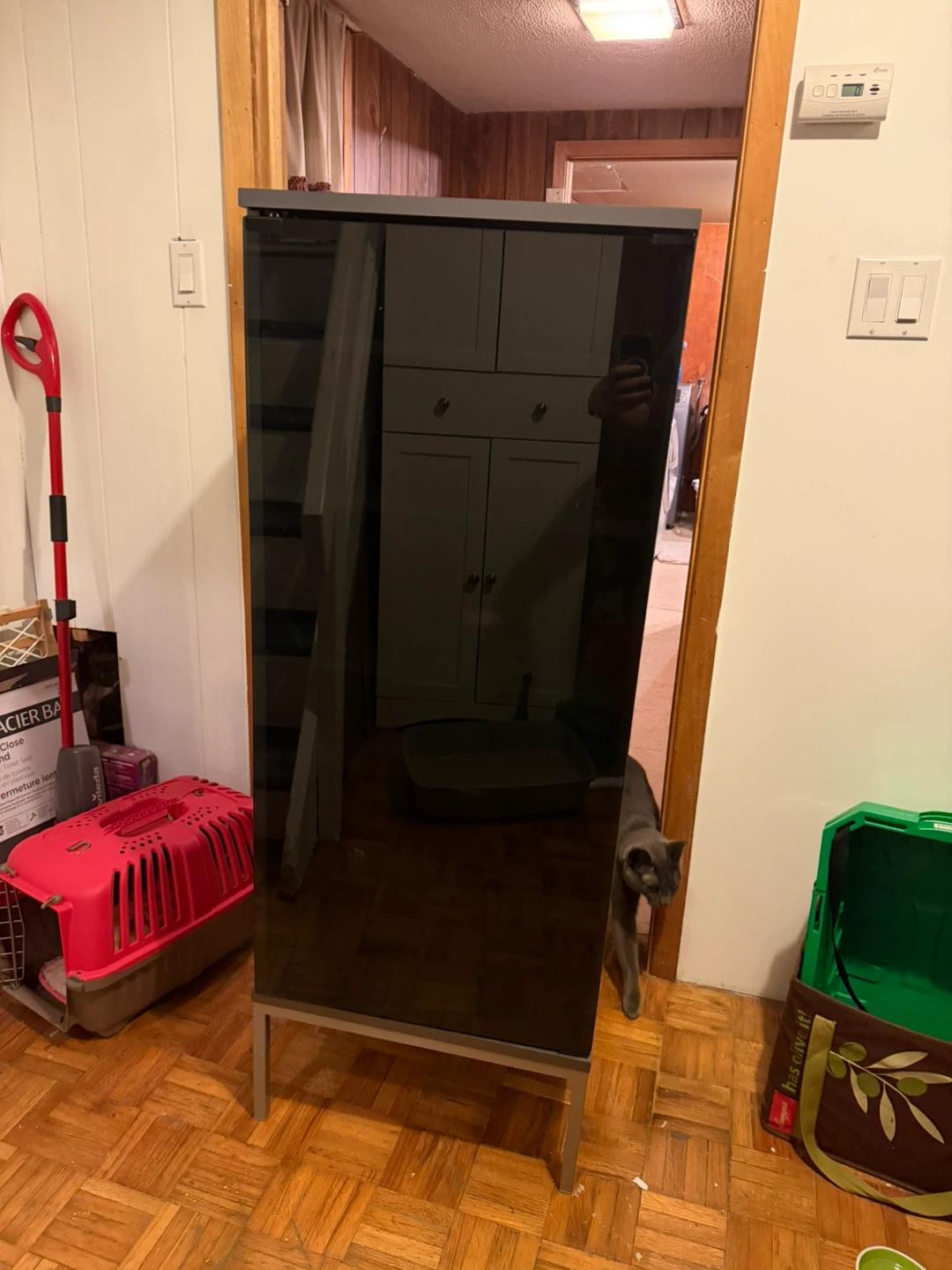 Black Entertainment Unit / Storage Shelf