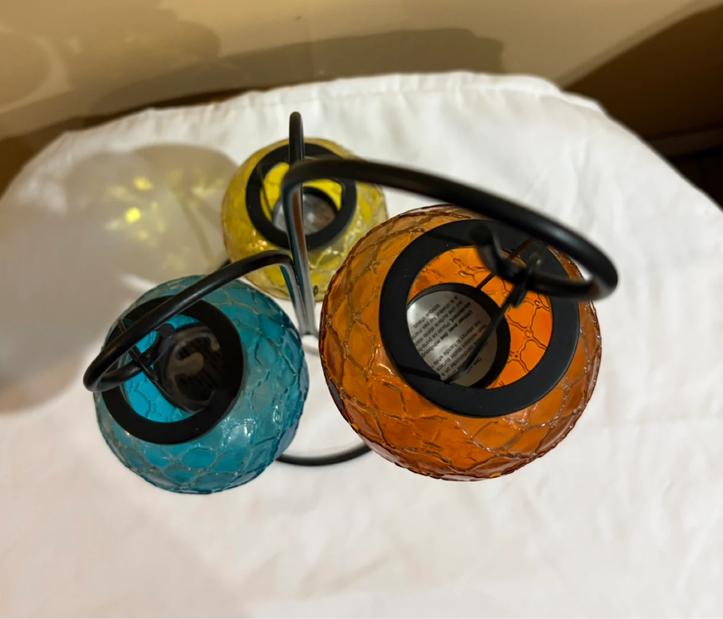 Boho Vibe Mosaic Glass Lantern Set - photo 5