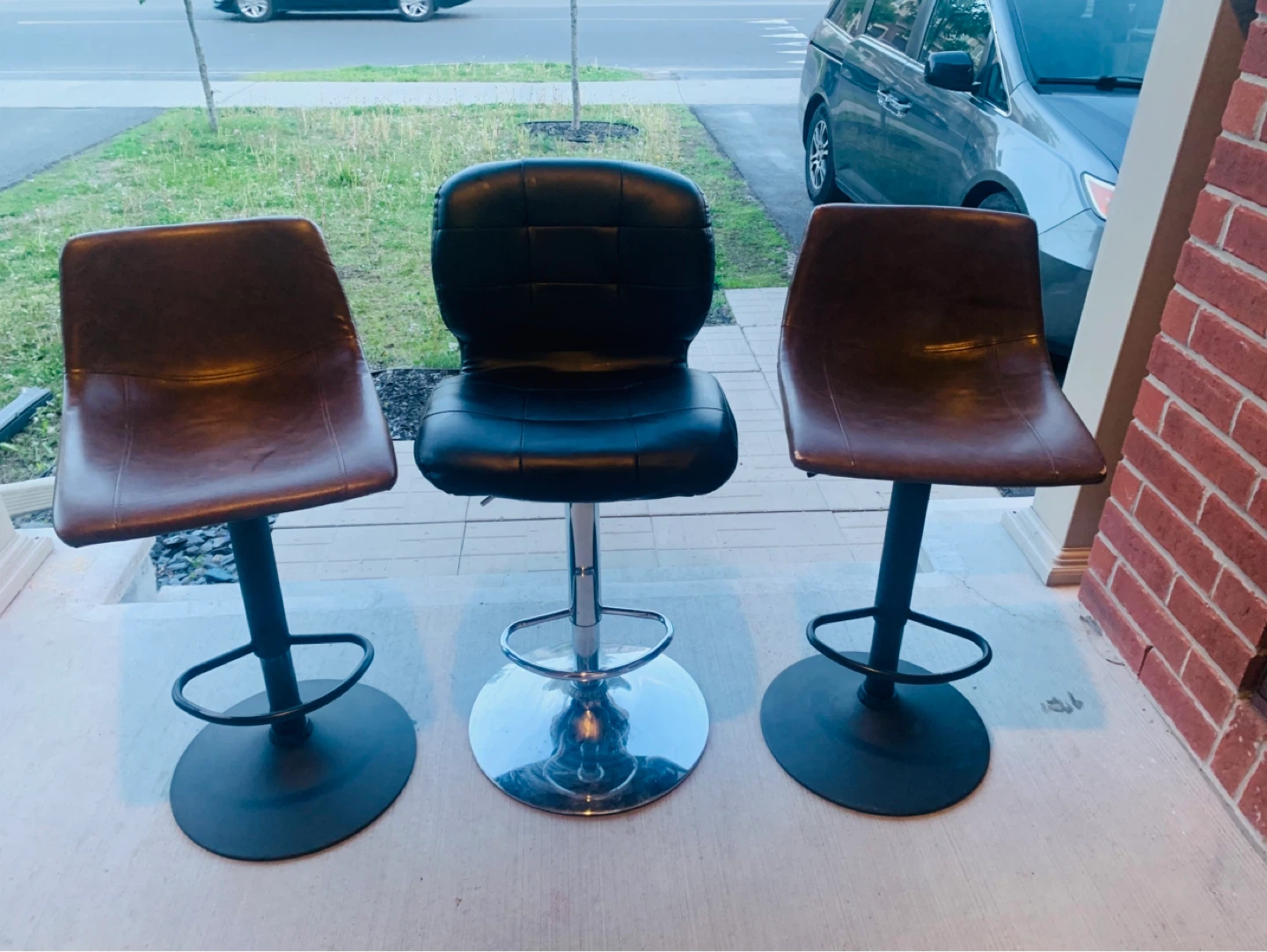 Metal Adjustable Bar Stools