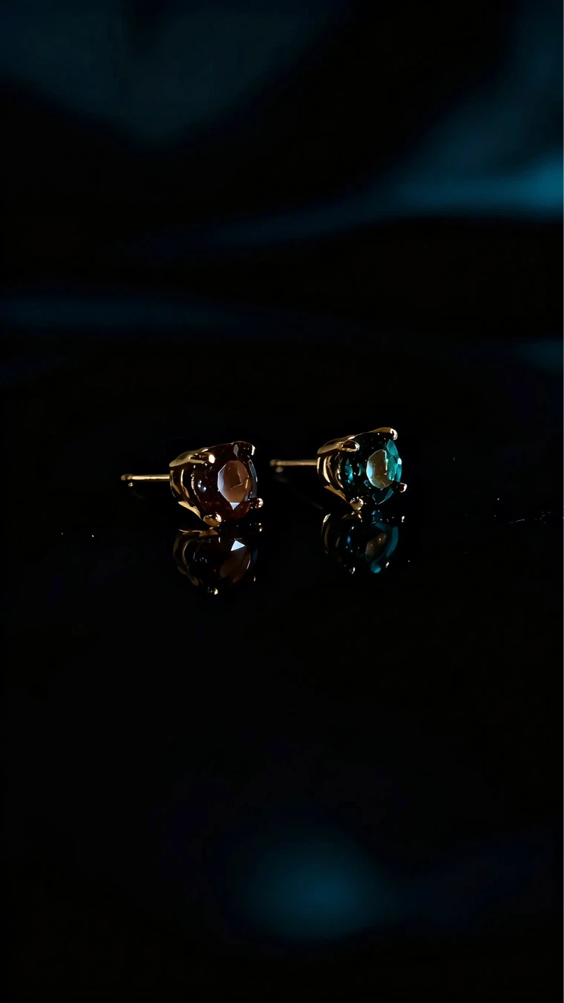 14k Yellow Gold Alexandrite Stud Earrings (1 Carat TW)