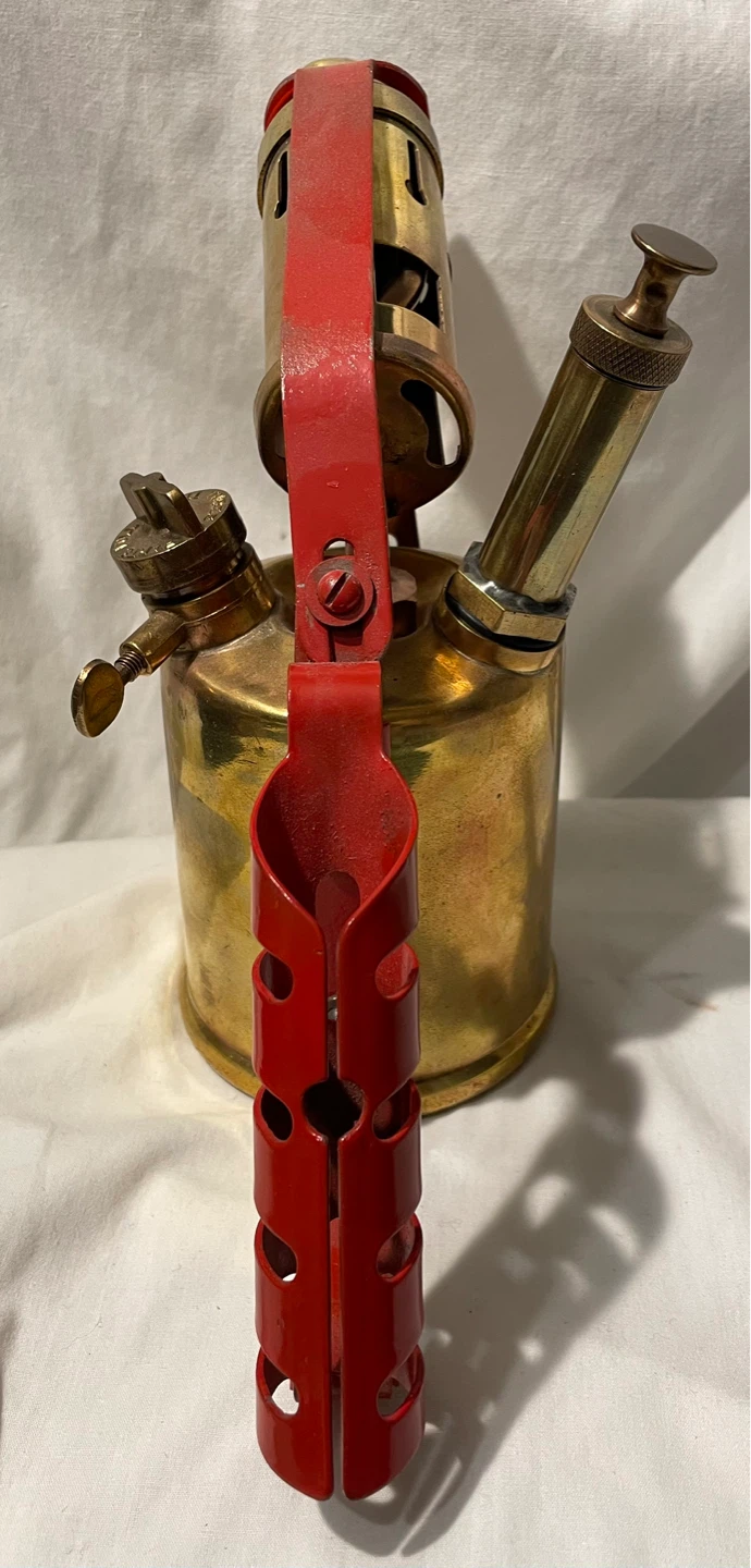British Monitor no 26 Brass Blowlamp Blowtorch - photo 5