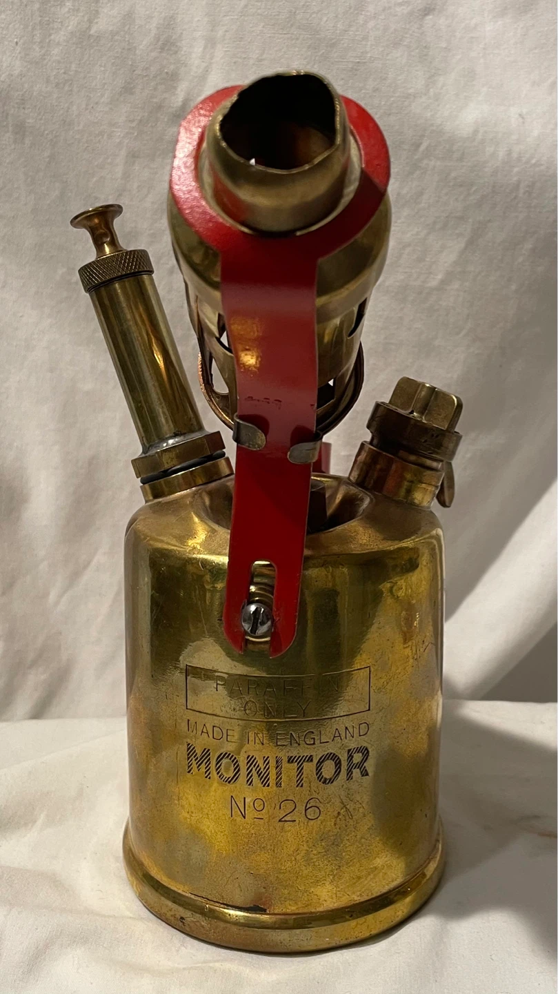 British Monitor no 26 Brass Blowlamp Blowtorch - photo 2