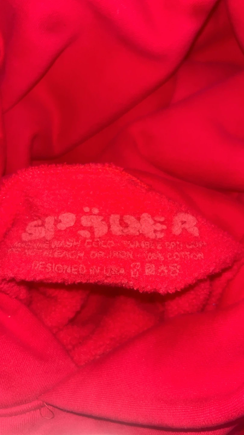 SPIDER Worldwide 555 Hoodie Red - photo 3
