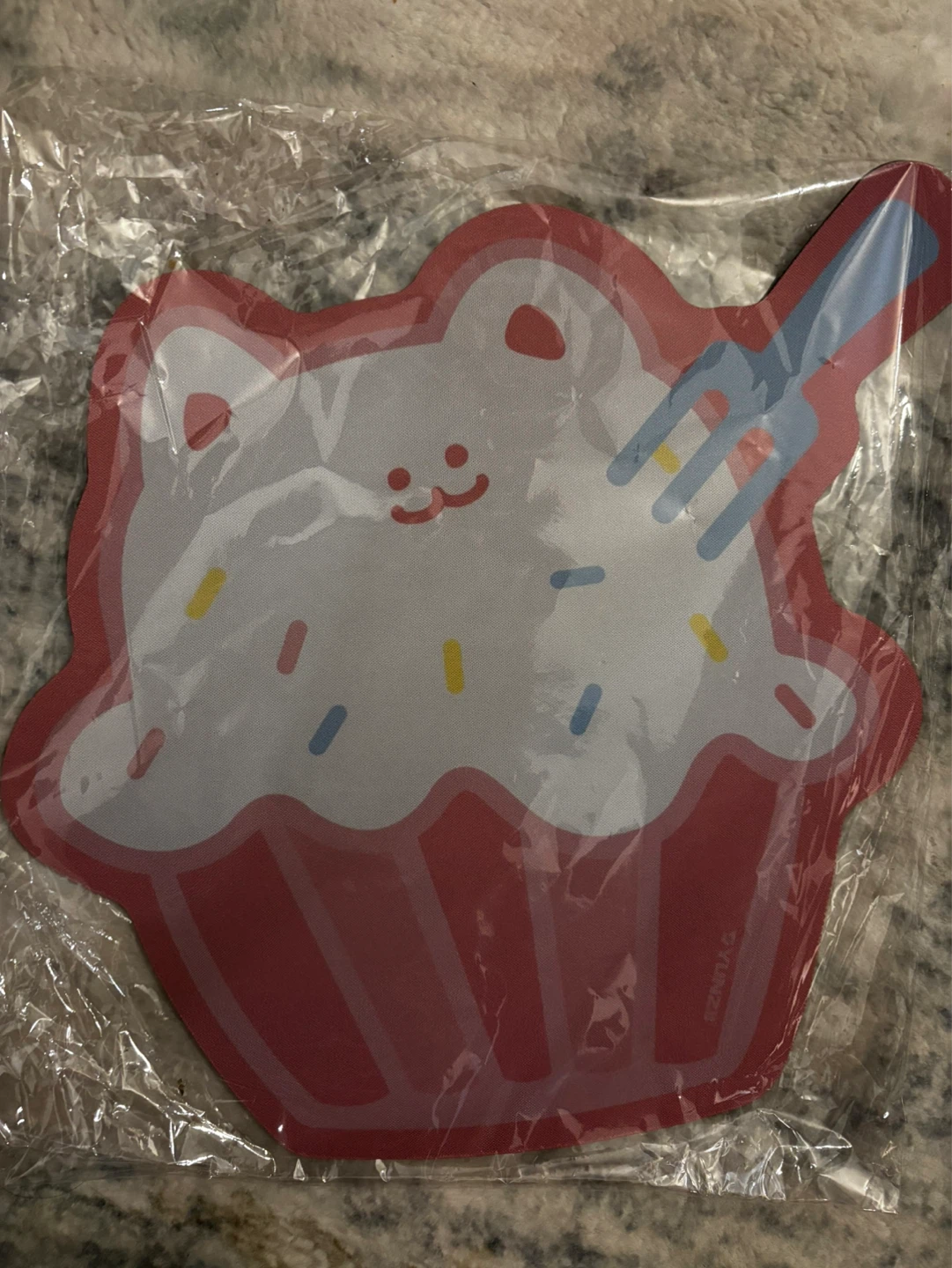 Cute Cupcake Cat Mousepad