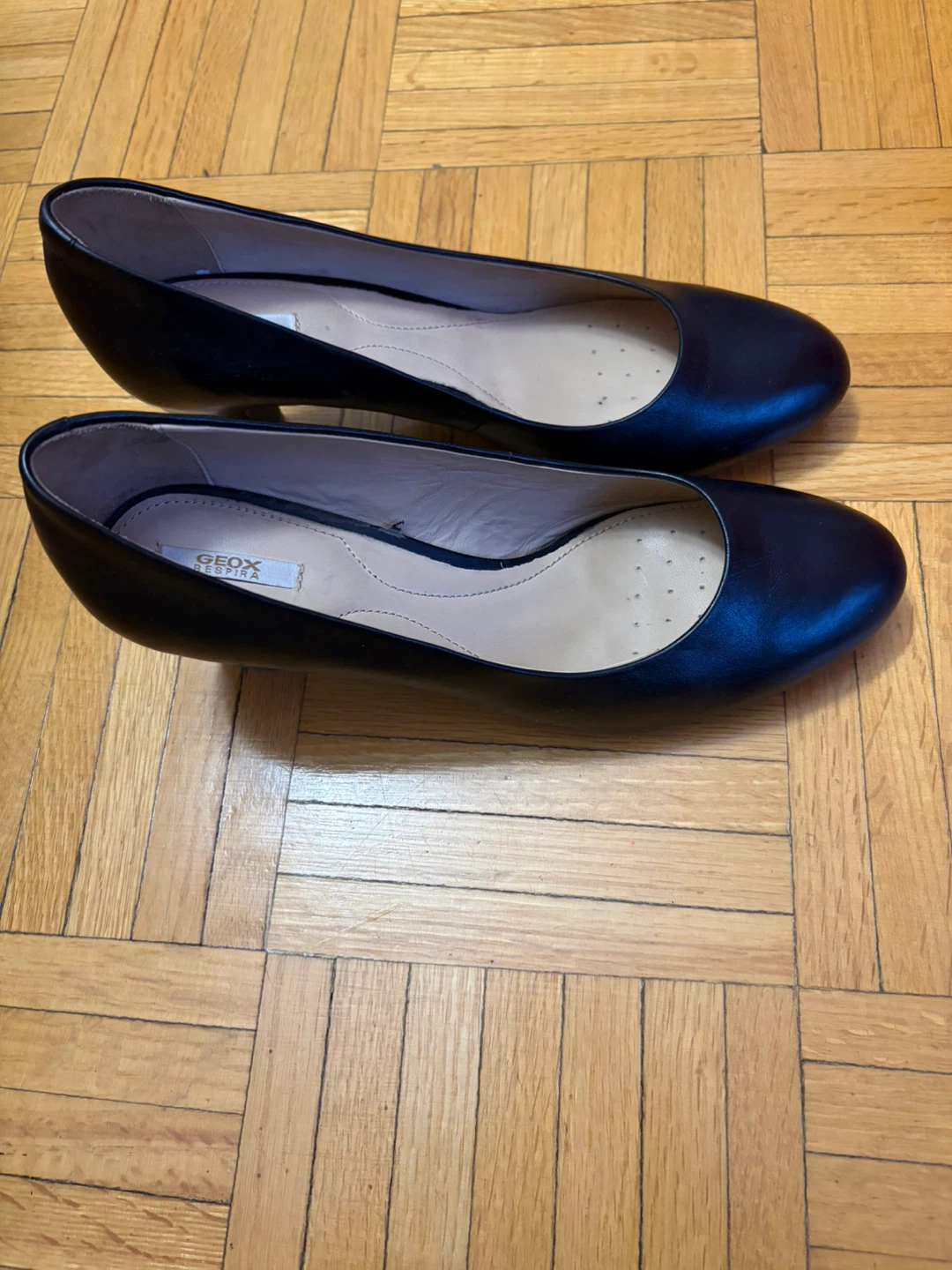GEOX Black Leather Heels - photo 2