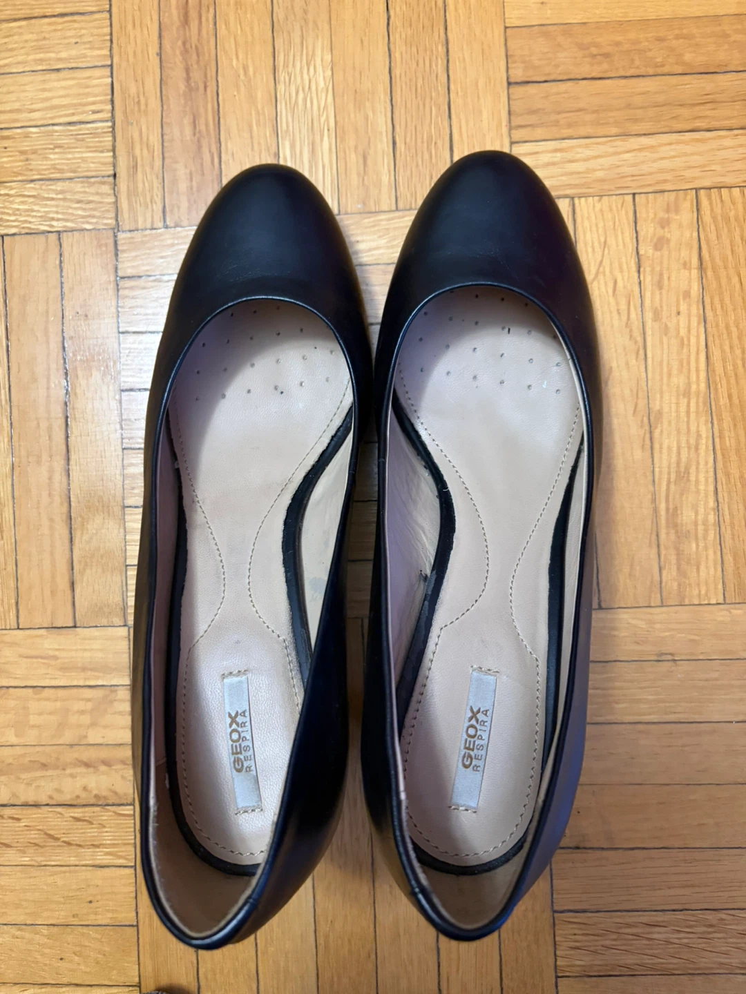 GEOX Black Leather Heels - photo 3