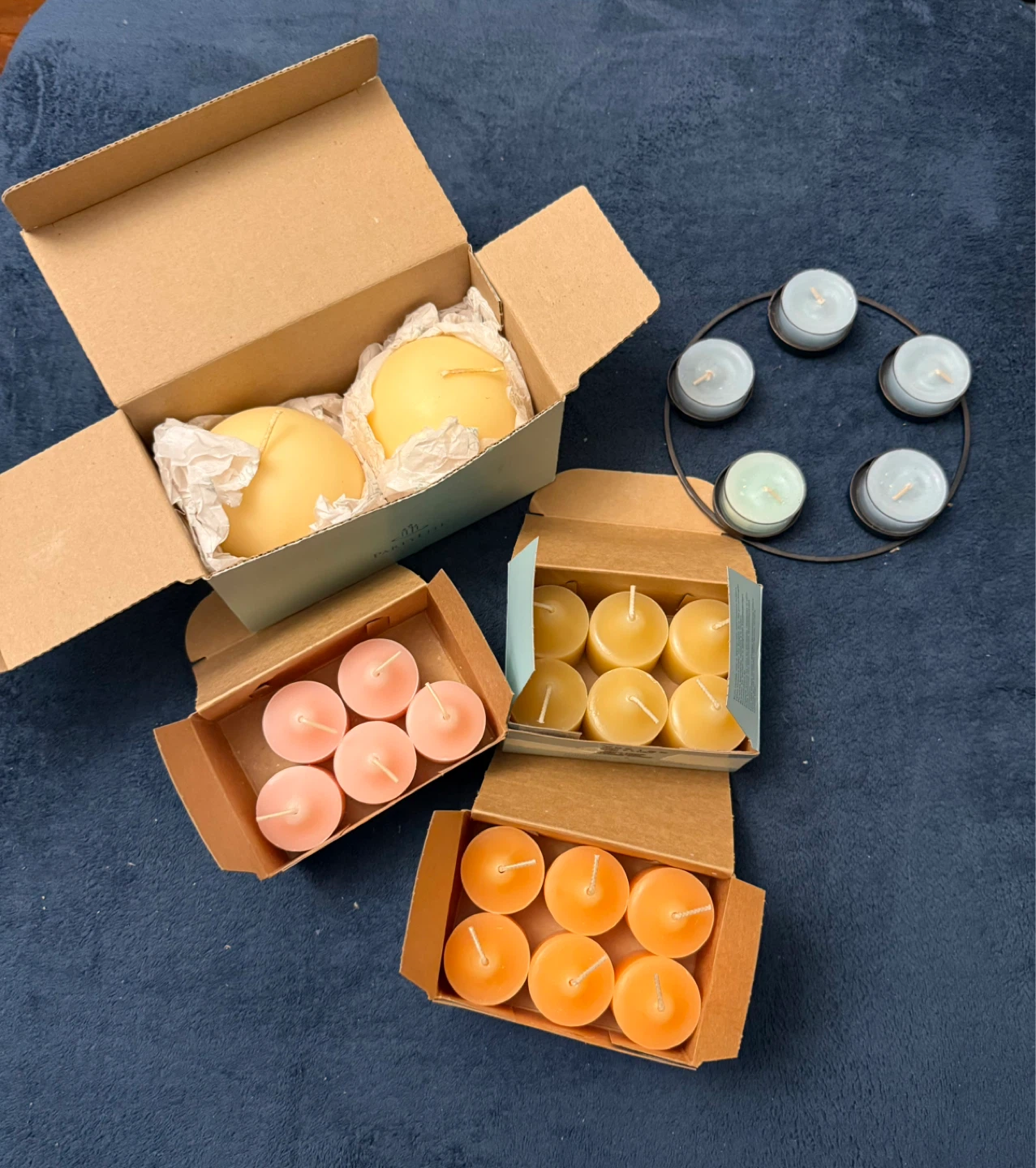 New in box PartyLite Candles Assorted