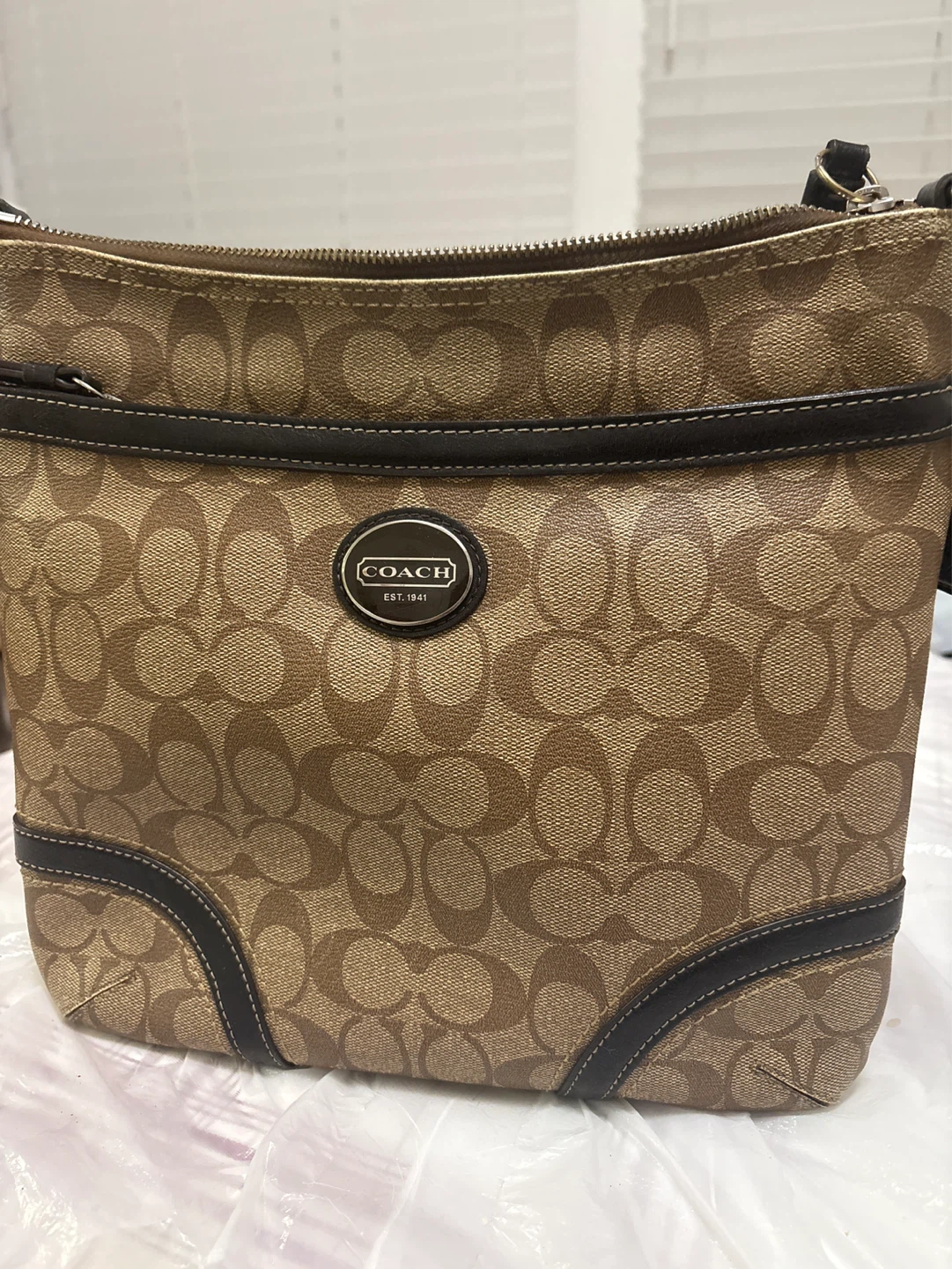 Coach Monogram Crossbody Bag