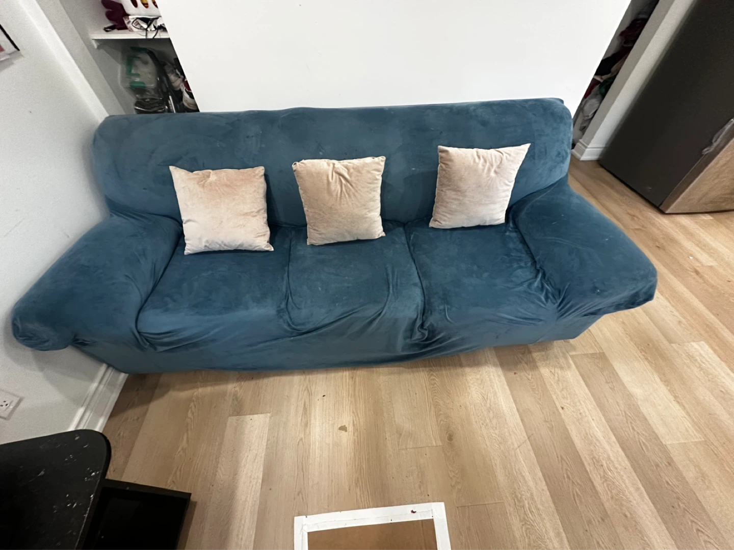 Teal Sofa Cover Set - photo 2