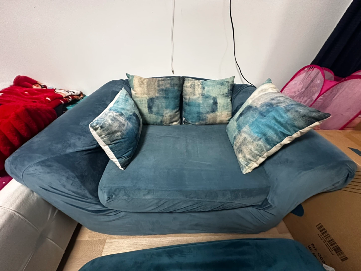 Teal Sofa Cover Set - photo 3
