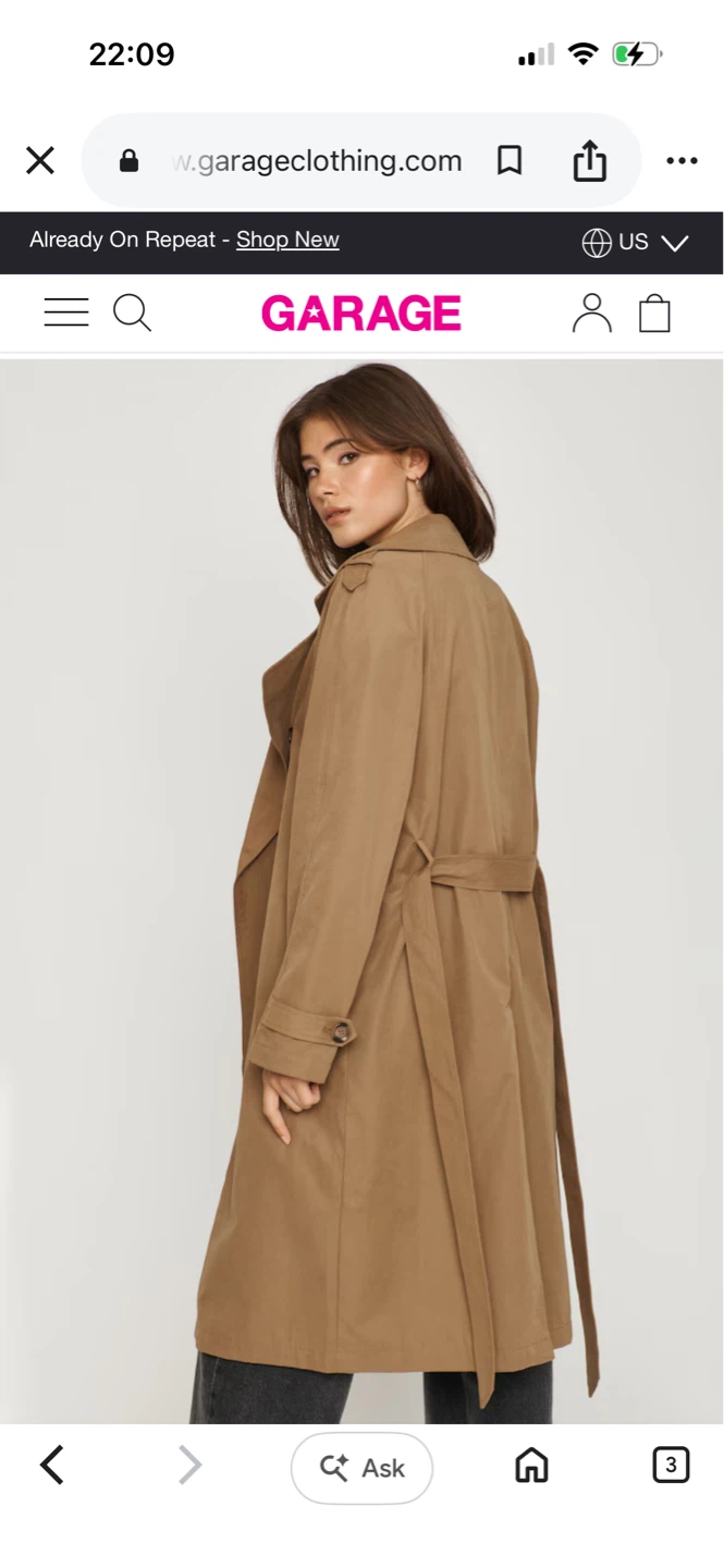 Garage Chelsea Trench Coat - photo 3