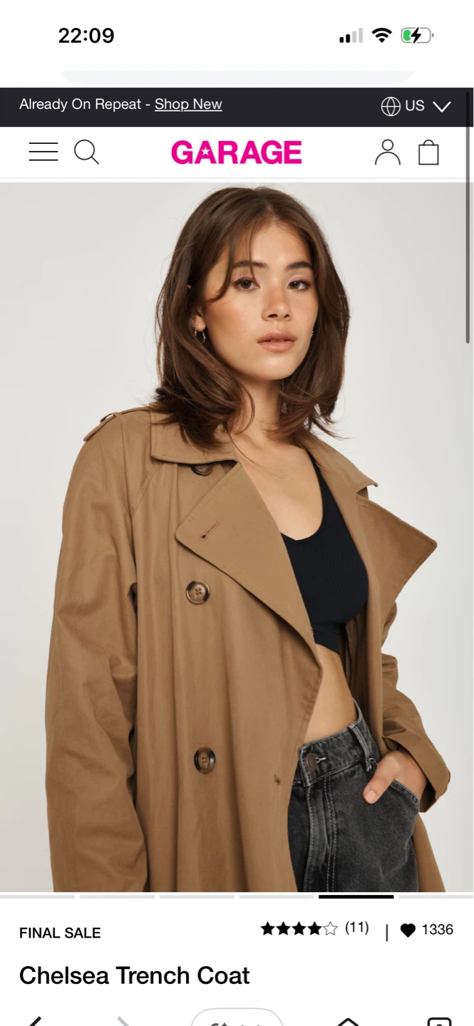 Garage Chelsea Trench Coat - photo 2
