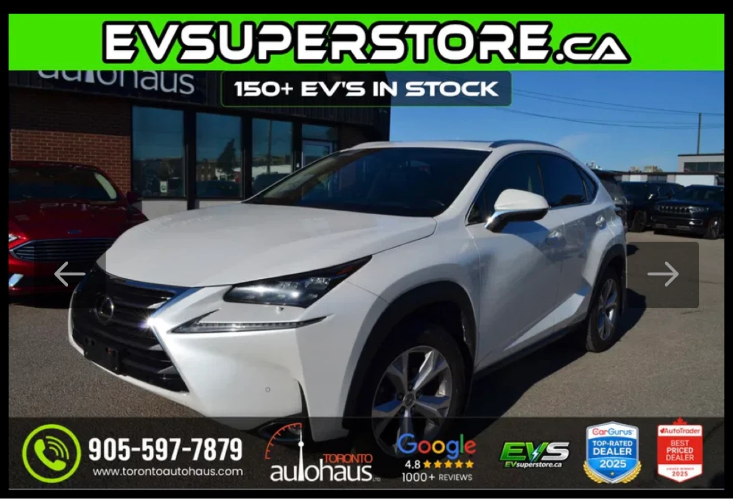 2017 Lexus NX 200t Executive Package | No Accidents | Low Km
